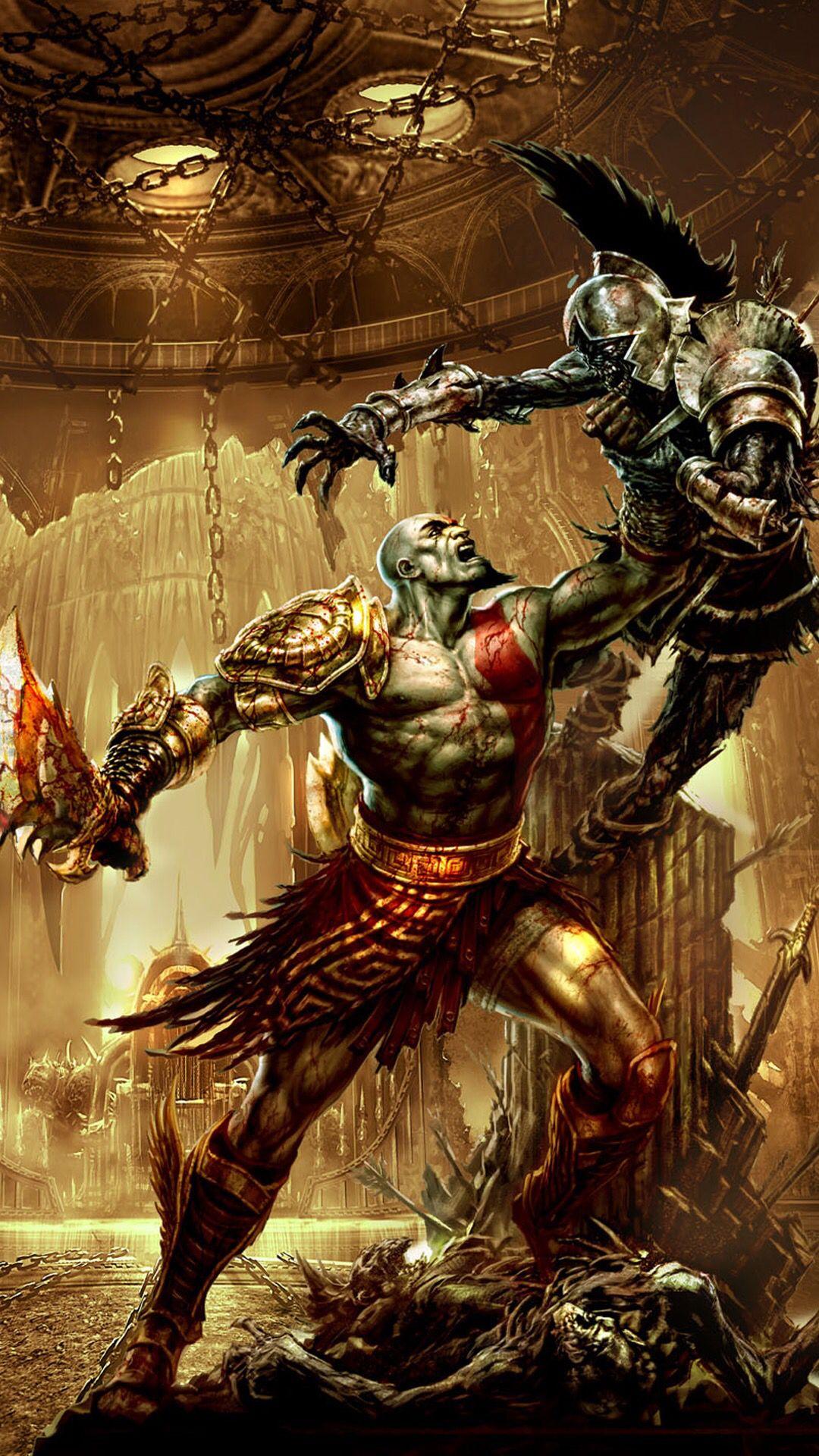 iPhone 6 Plus Wallpaper!. Kratos god of war, God