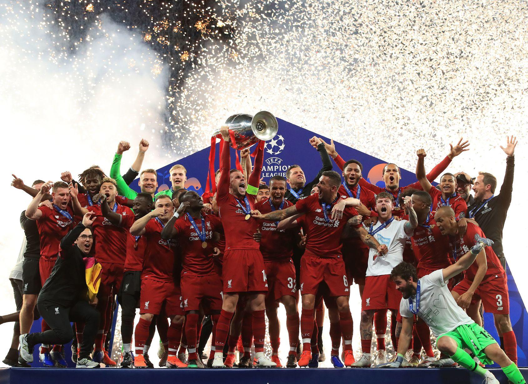 The best photo from Liverpool's Champions League final against Tottenham in Madrid