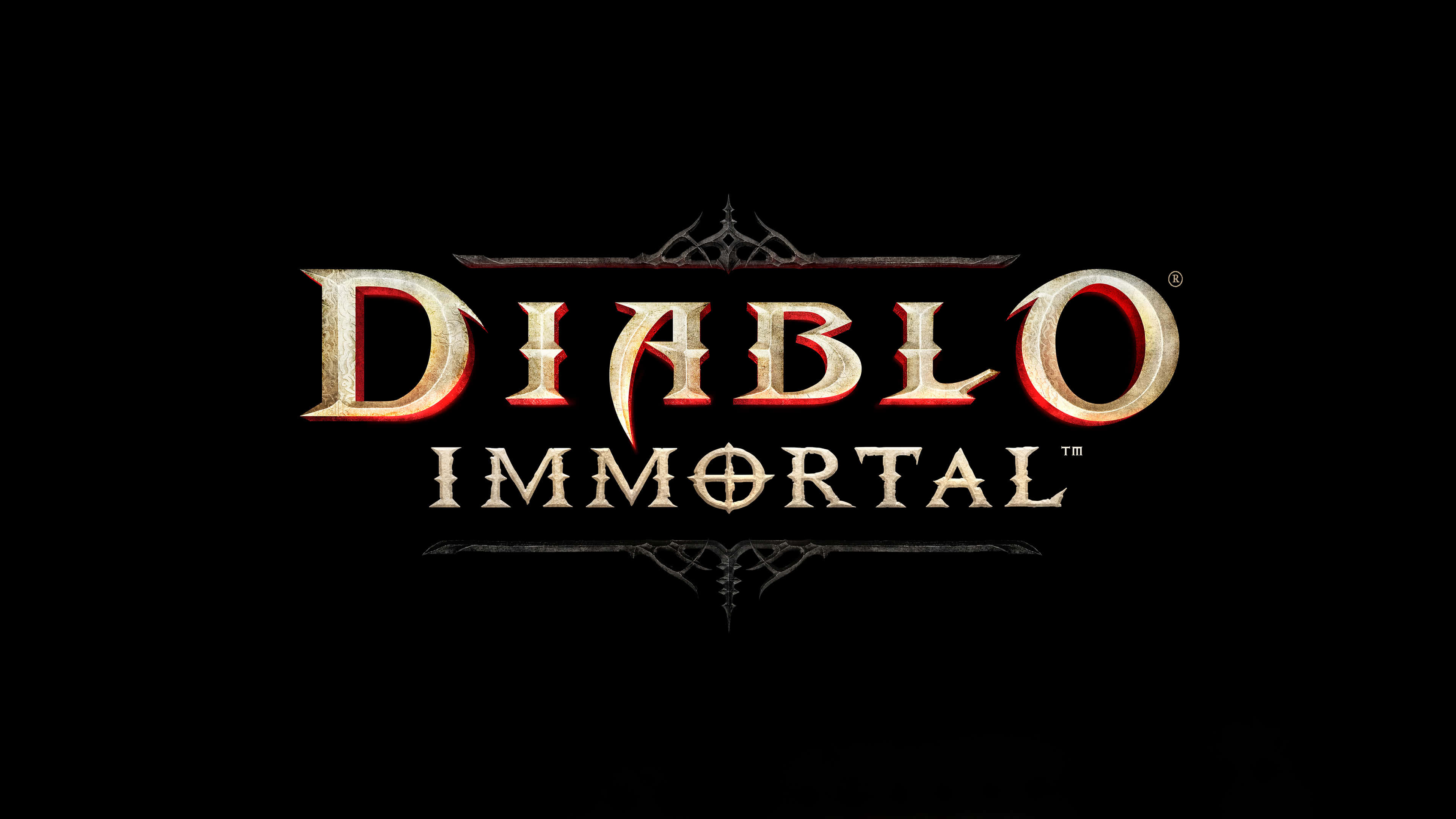 Diablo Immortal Logo UHD 4K Wallpaper