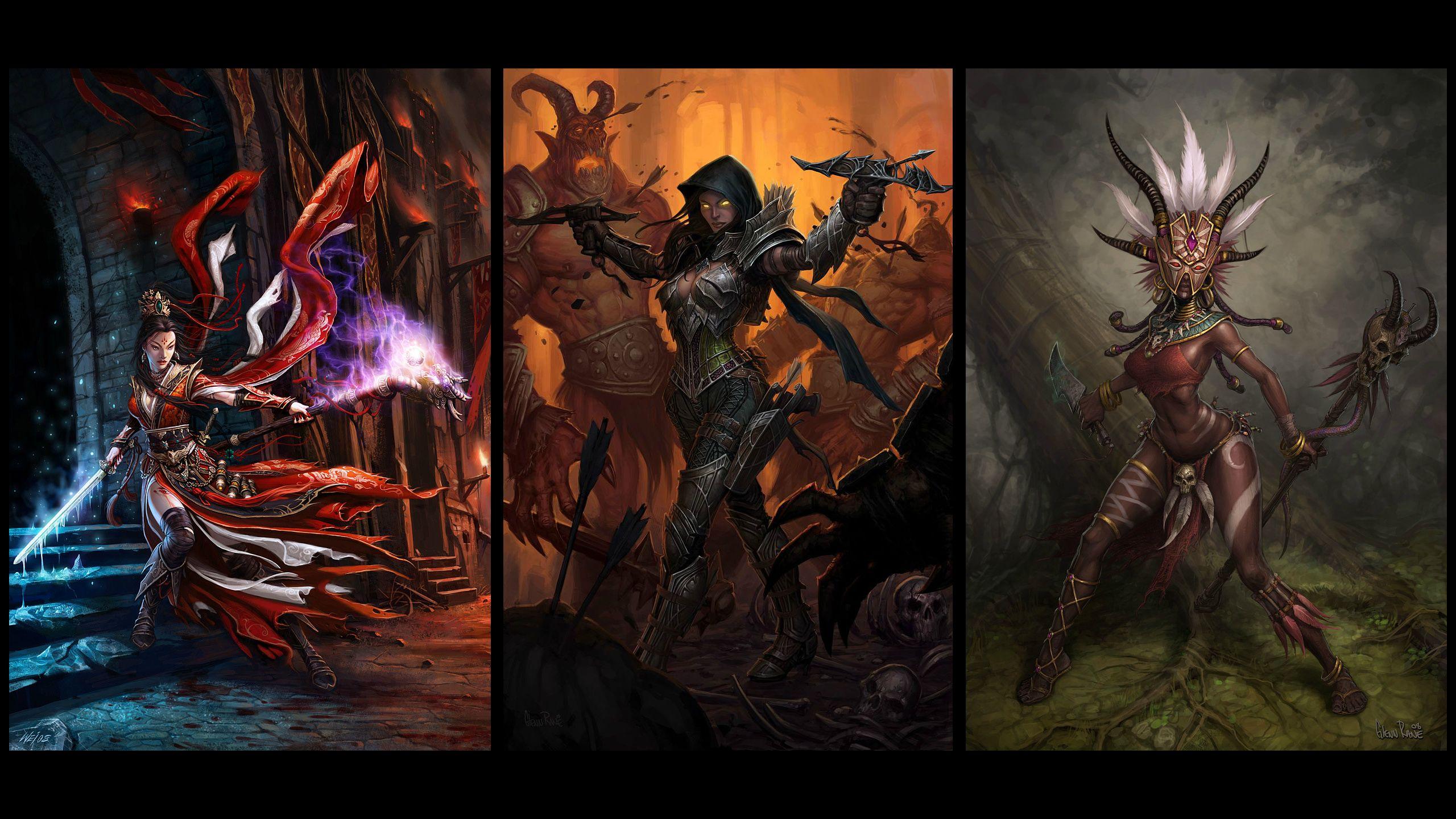 Ladies of Diablo 3 Wallpaper [2560x1440]