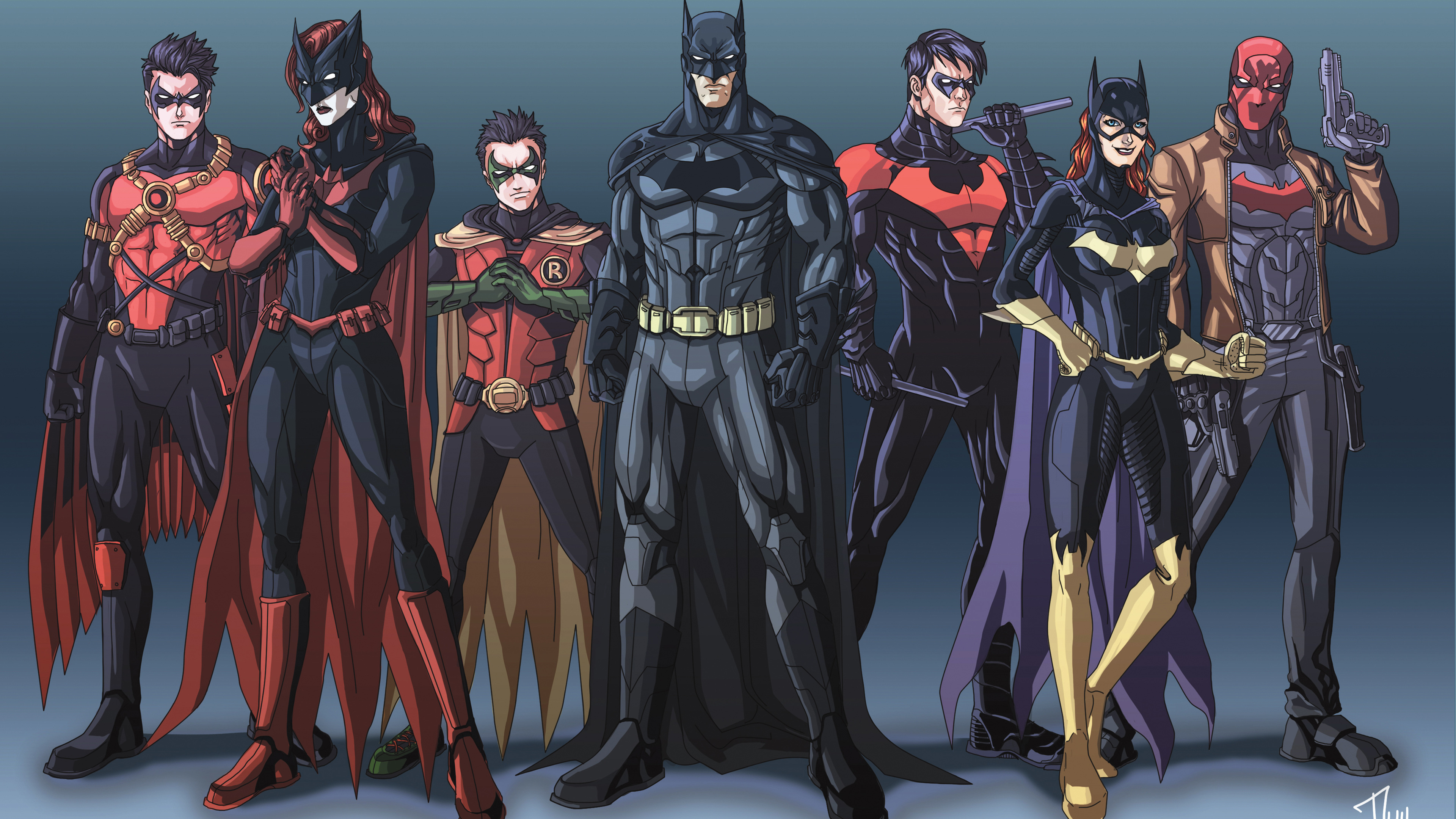 Wallpaper 4k Bat Family 5k 4k Wallpaper, 5k Wallpaper