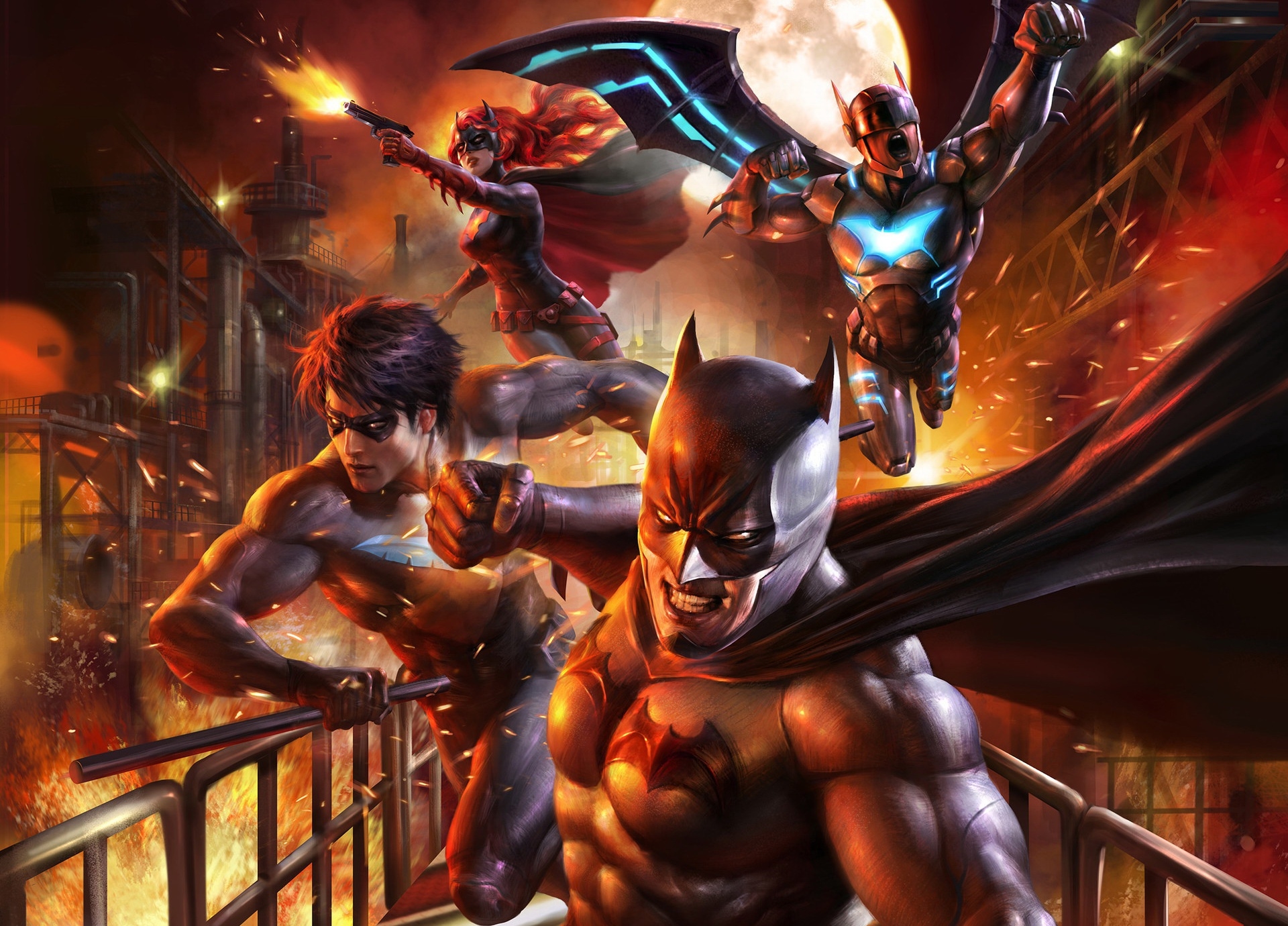 Comics Batman Batwoman Nightwing DC Comics HD Wallpaper