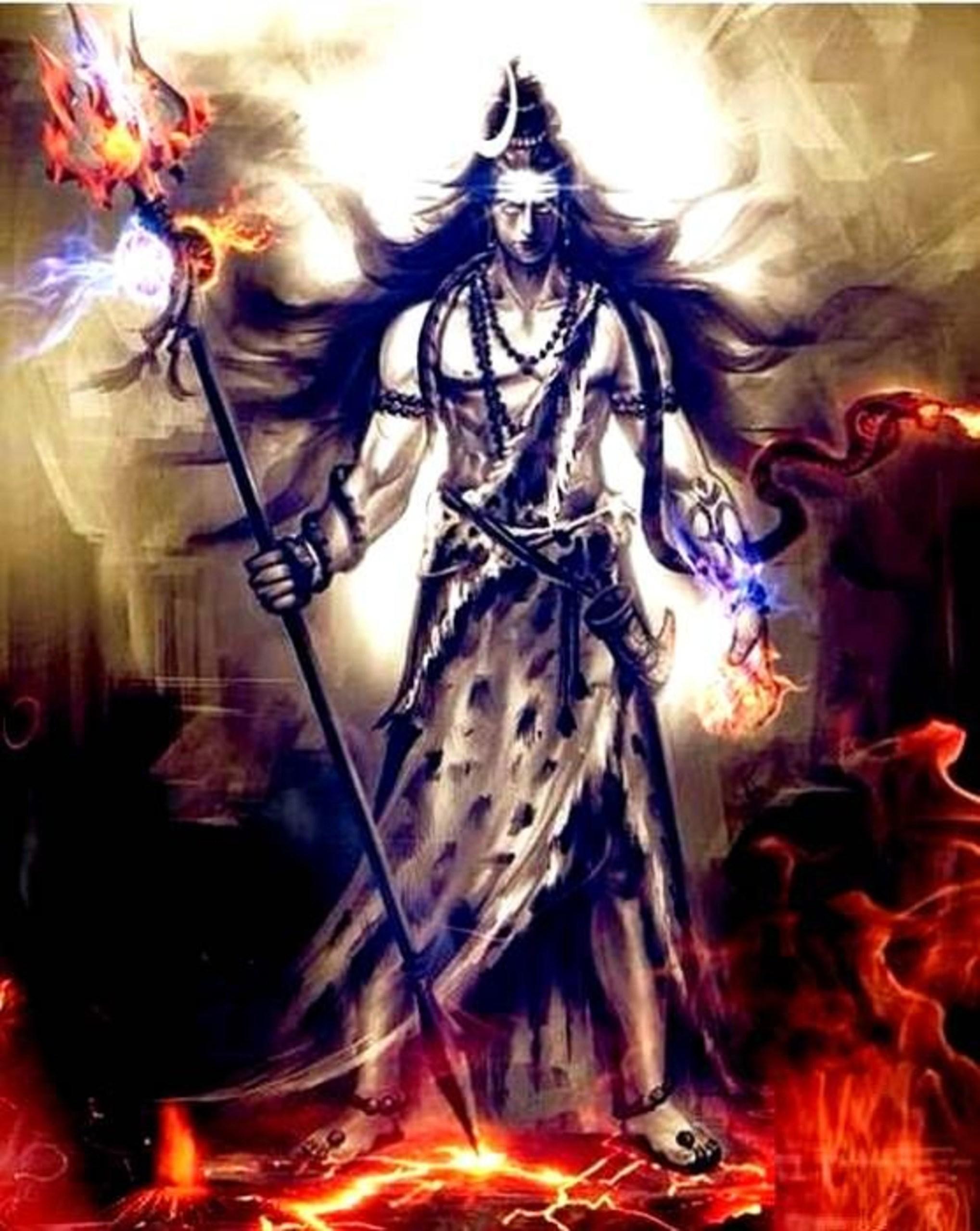 Angry 4K Wallpaper Angry God Shiva Images - Mijacob