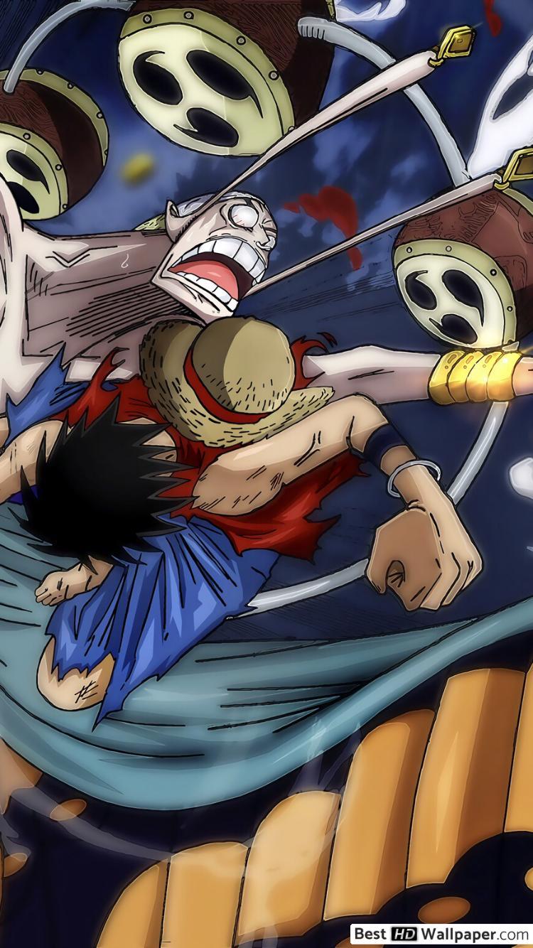 One Piece D. Luffy Vs Enel HD wallpaper download