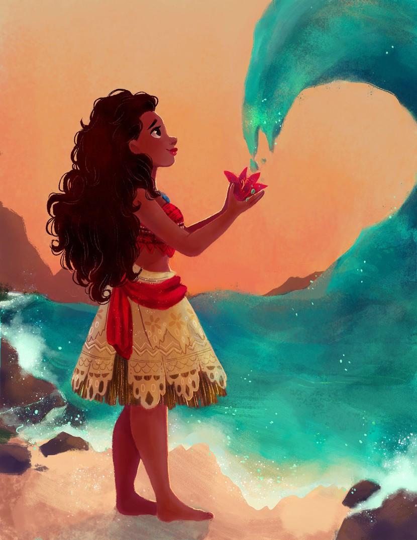 Put some island beauty on your desktop with these Moana