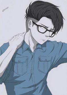 anime glasses Boys Glasses Phone Wallpaper