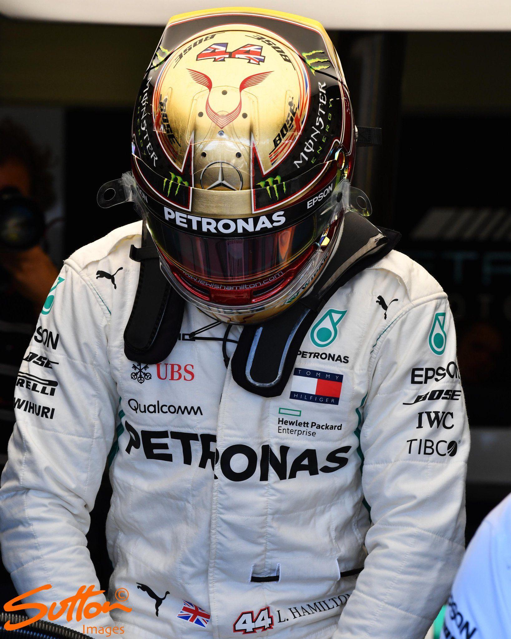 SUTTON IMAGES on. Formula One. Lewis hamilton, Helmet