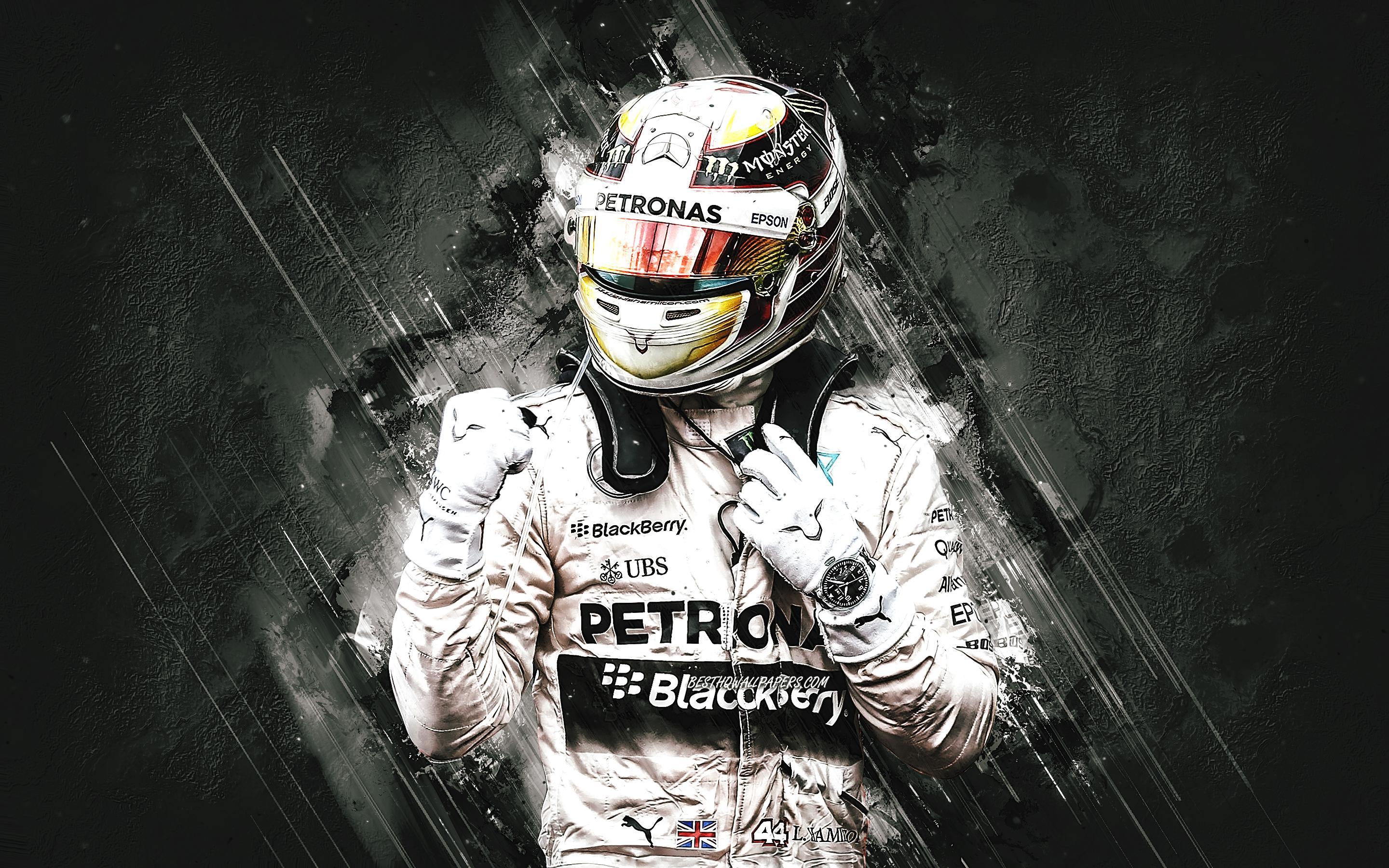 Download wallpaper Lewis Hamilton, grunge, Formula F1