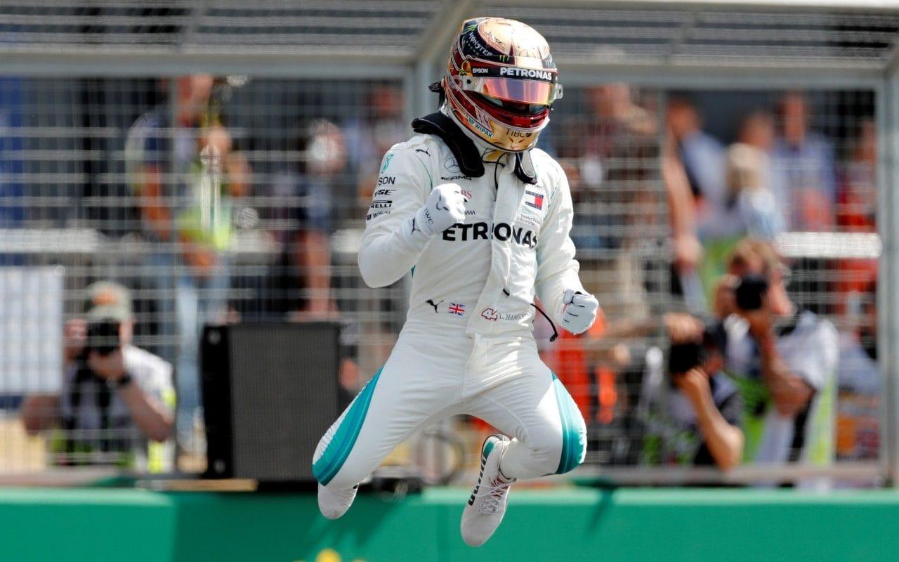Delighted Lewis Hamilton secures British GP pole ahead