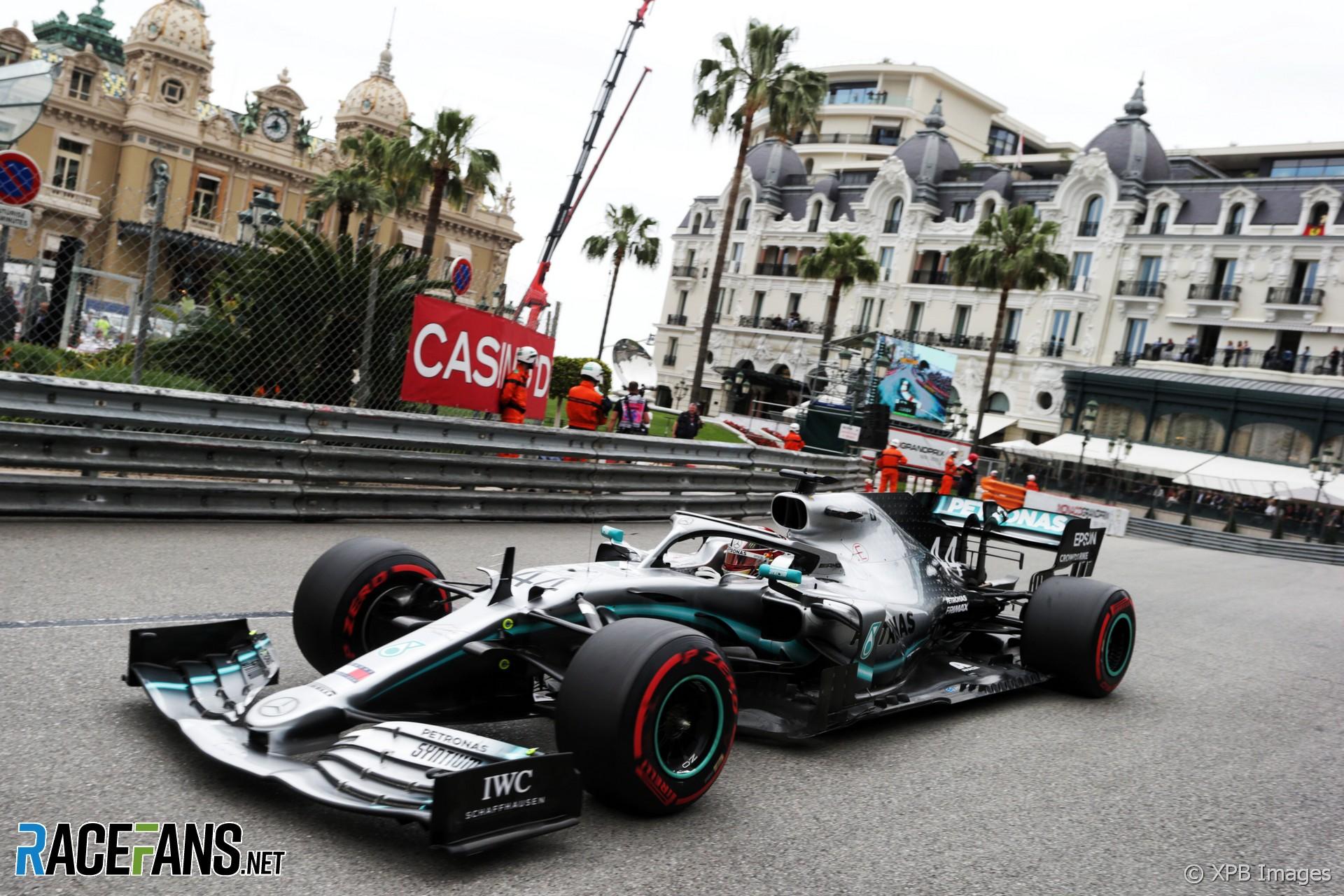 Lewis Hamilton, Mercedes, Monaco, 2019 · RaceFans
