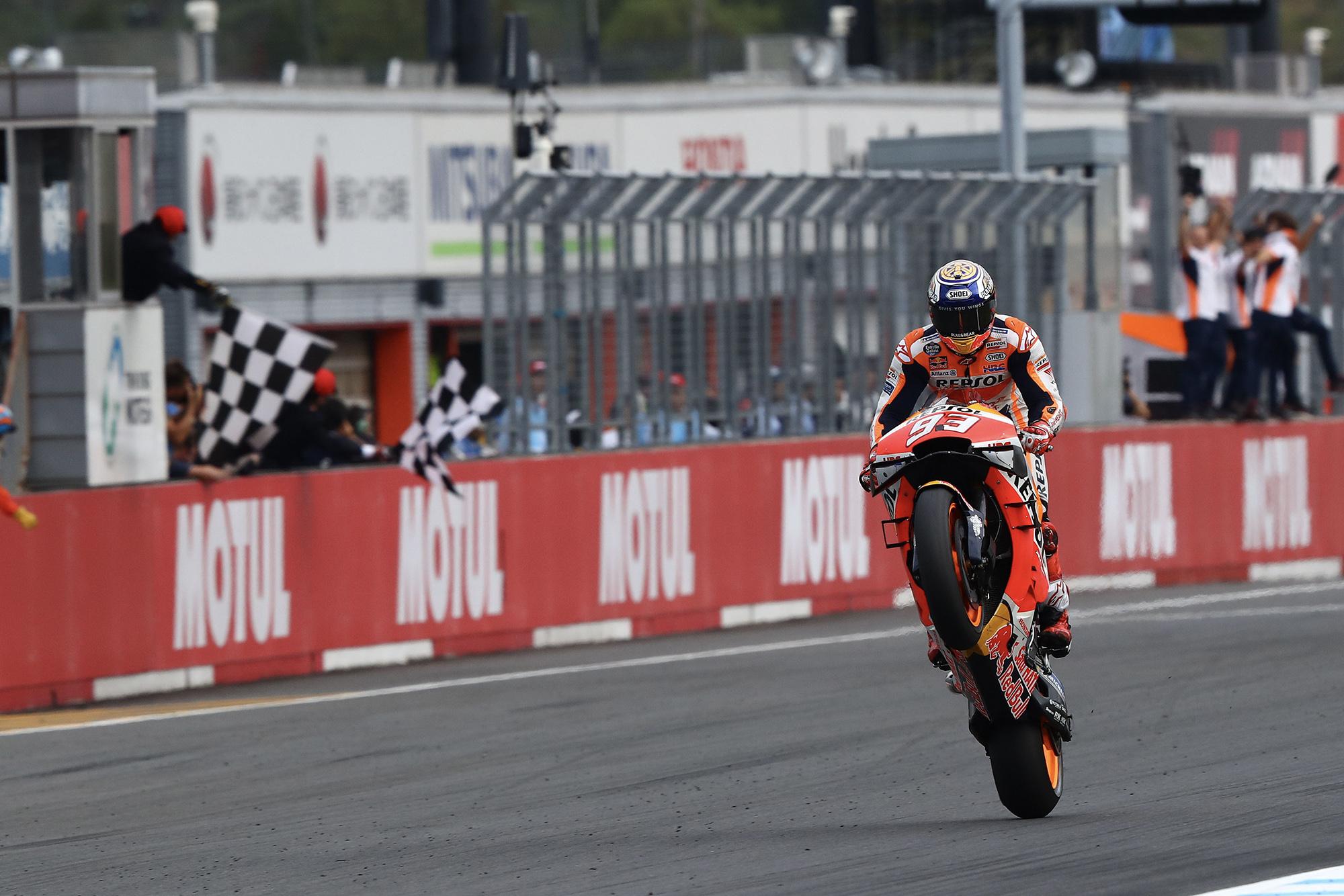 Márquez out of gas with perfect strategy at the 2019