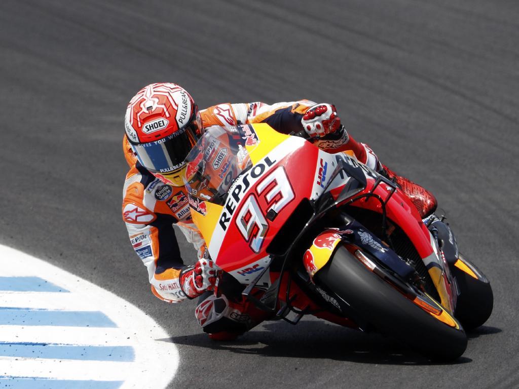 Marquez wins French MotoGP for rare double