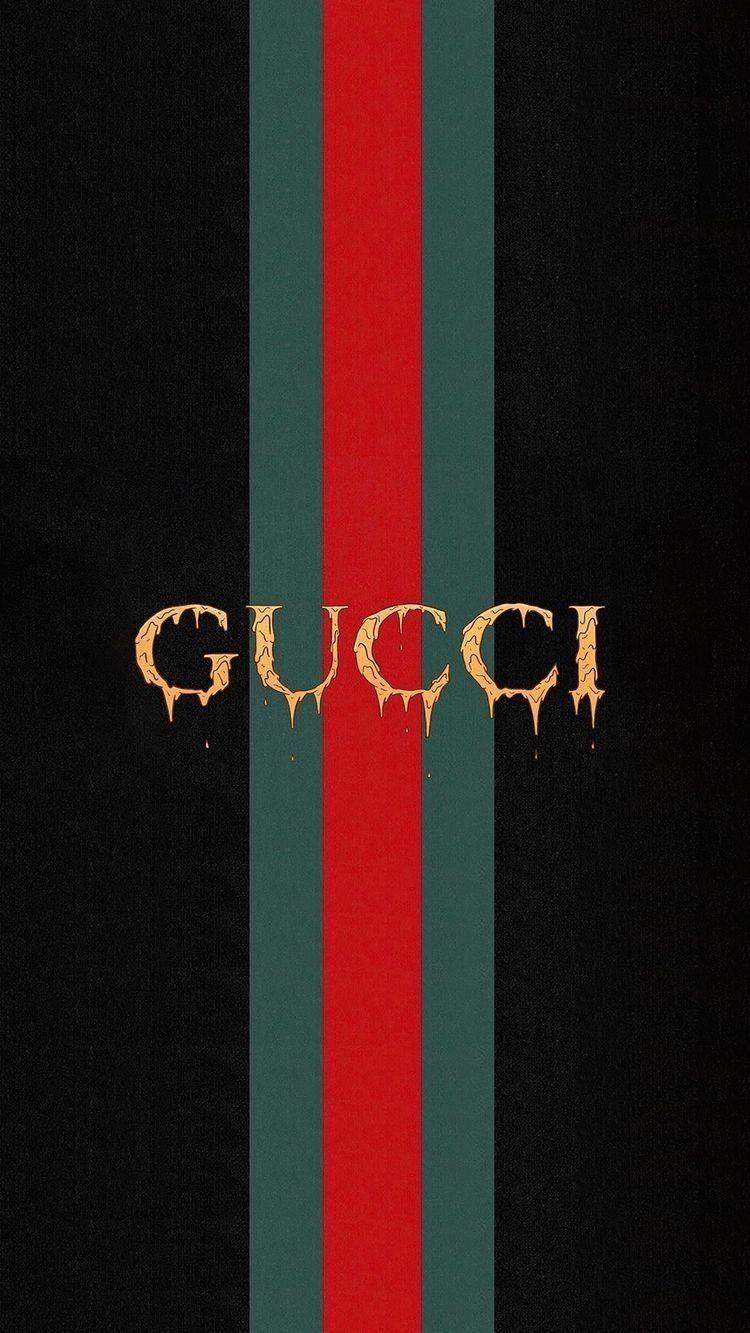 Gucci iphone wallpaper background love black red fashion