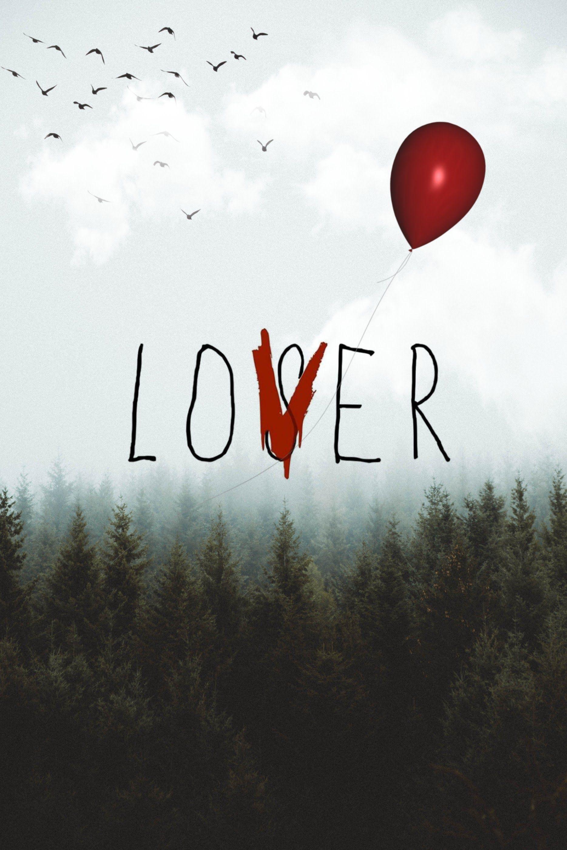 This is a photo of a movie, it showed me it was easy to became a lover from a loser, and it gave me courage to ma. Scary wallpaper, Pennywise, Halloween