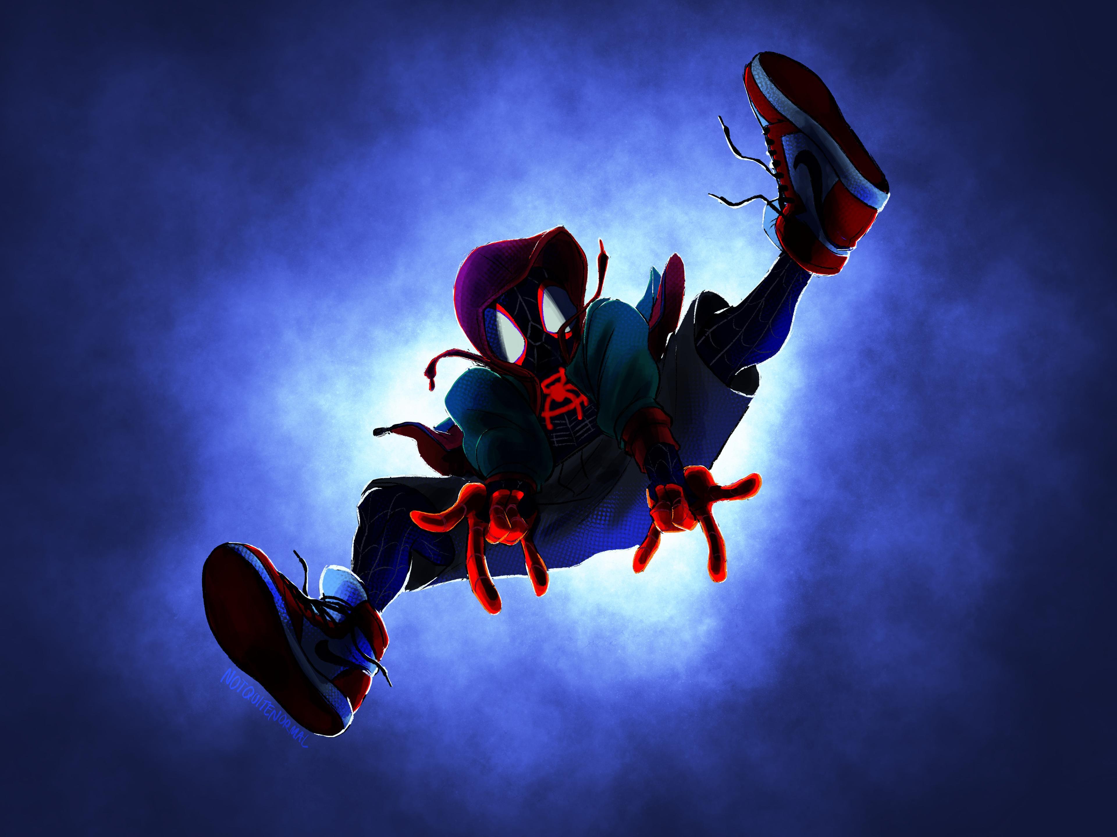 4k Ultra Hd Spiderman Miles Morales Wallpaper Spiderman Wallpapers In
