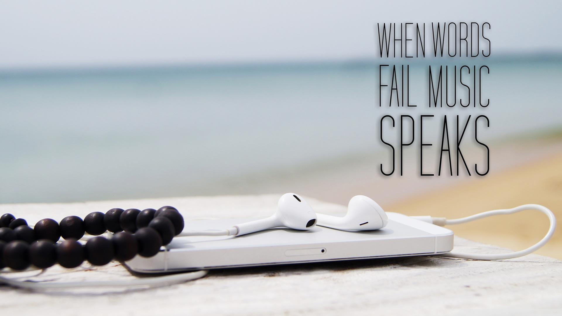 Music Speaks ❤ 4K HD Desktop Wallpaper for 4K Ultra HD TV