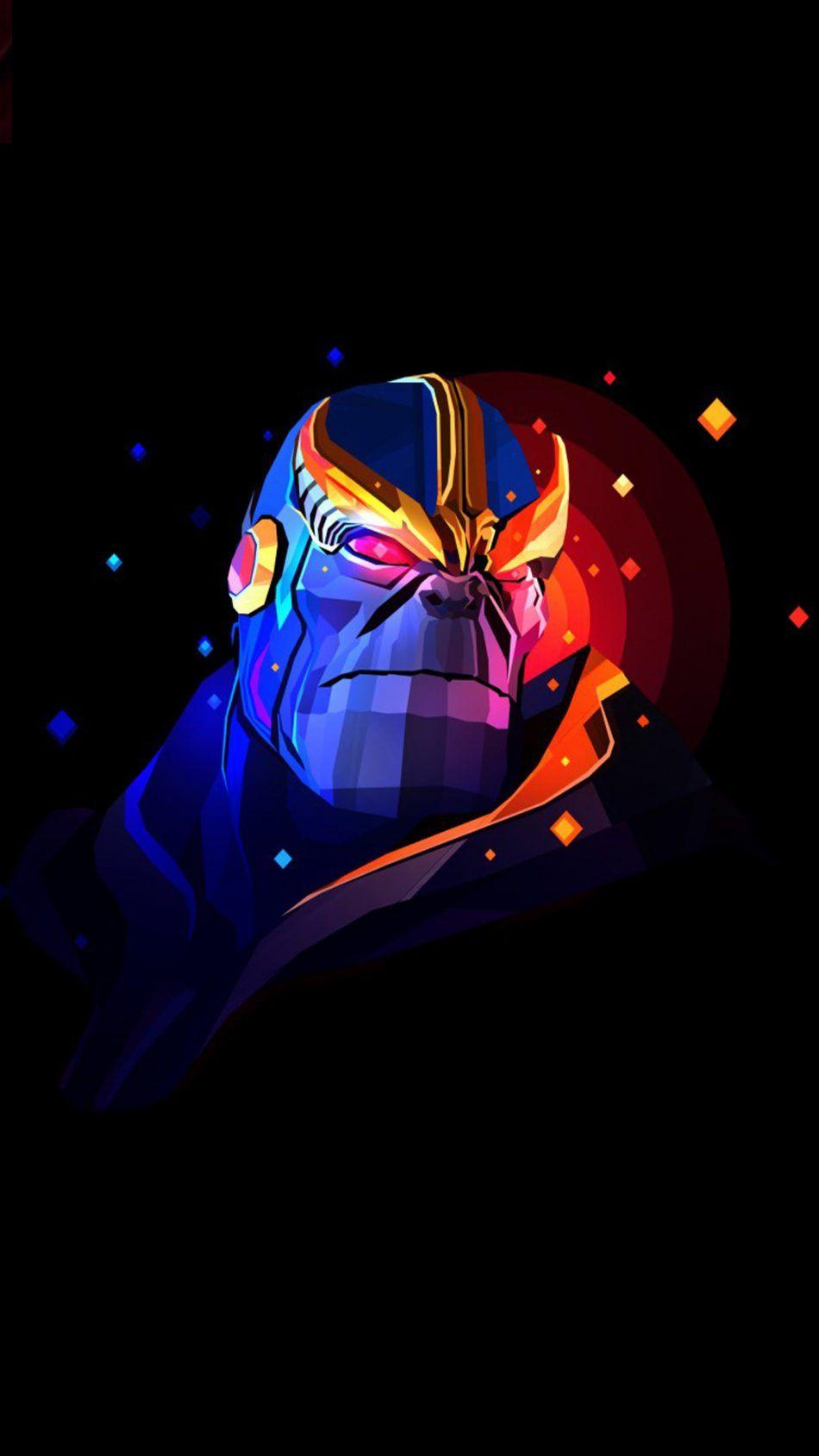 Thanos Artwork HD Mobile Wallpaper. #avengers #avengersinfinitywar