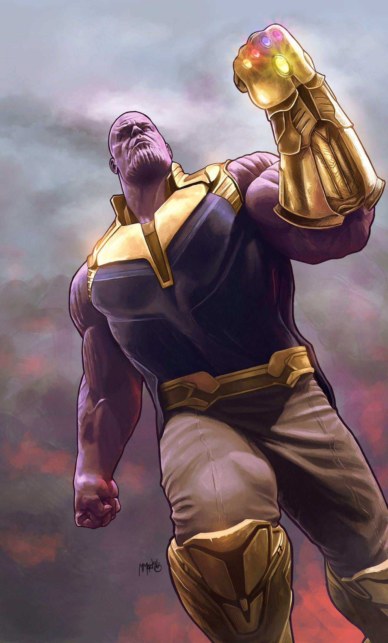 Thanos 4K Digital Wallpaper Free Thanos 4K Digital