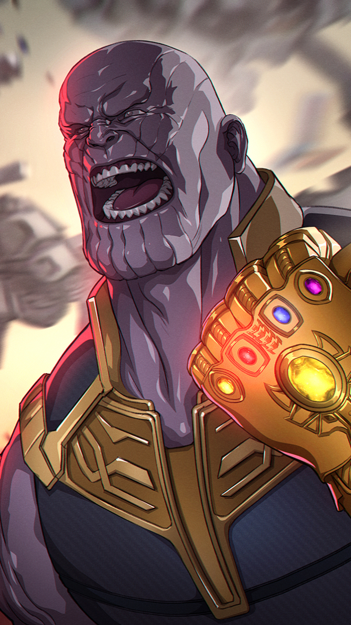Comics Thanos (720x1280) Wallpaper