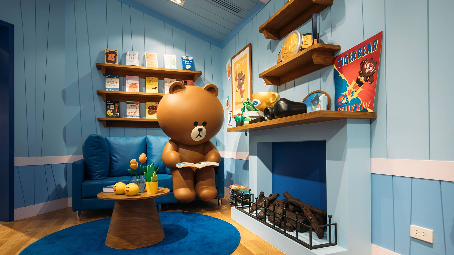 You Can Now Hang Out With Brown And Friends At Line Village