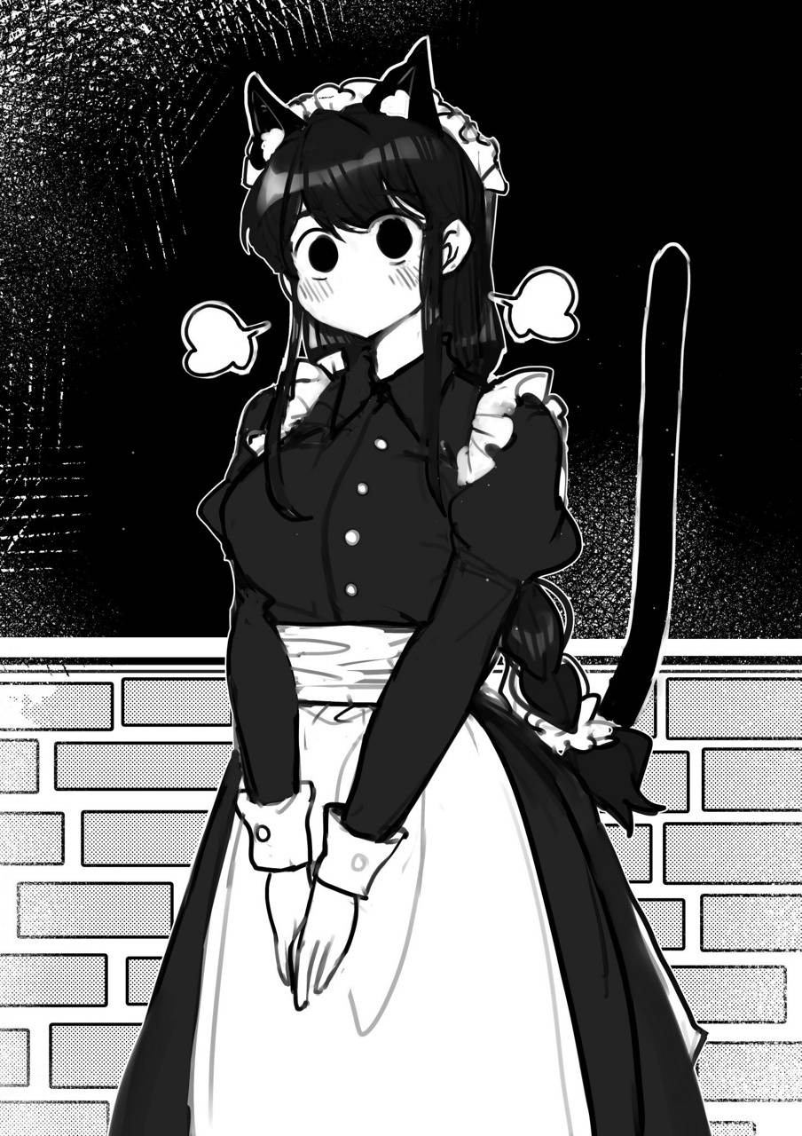 Maid Komi San Wallpaper