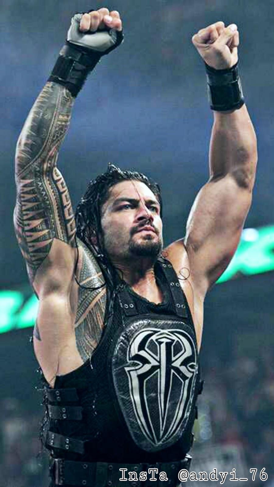 Android Phone Wallpaper {3x4}, {18x9}, Potrait: WWE HD Mobile Wallpaper of Brock, Roman Reigns fanmade