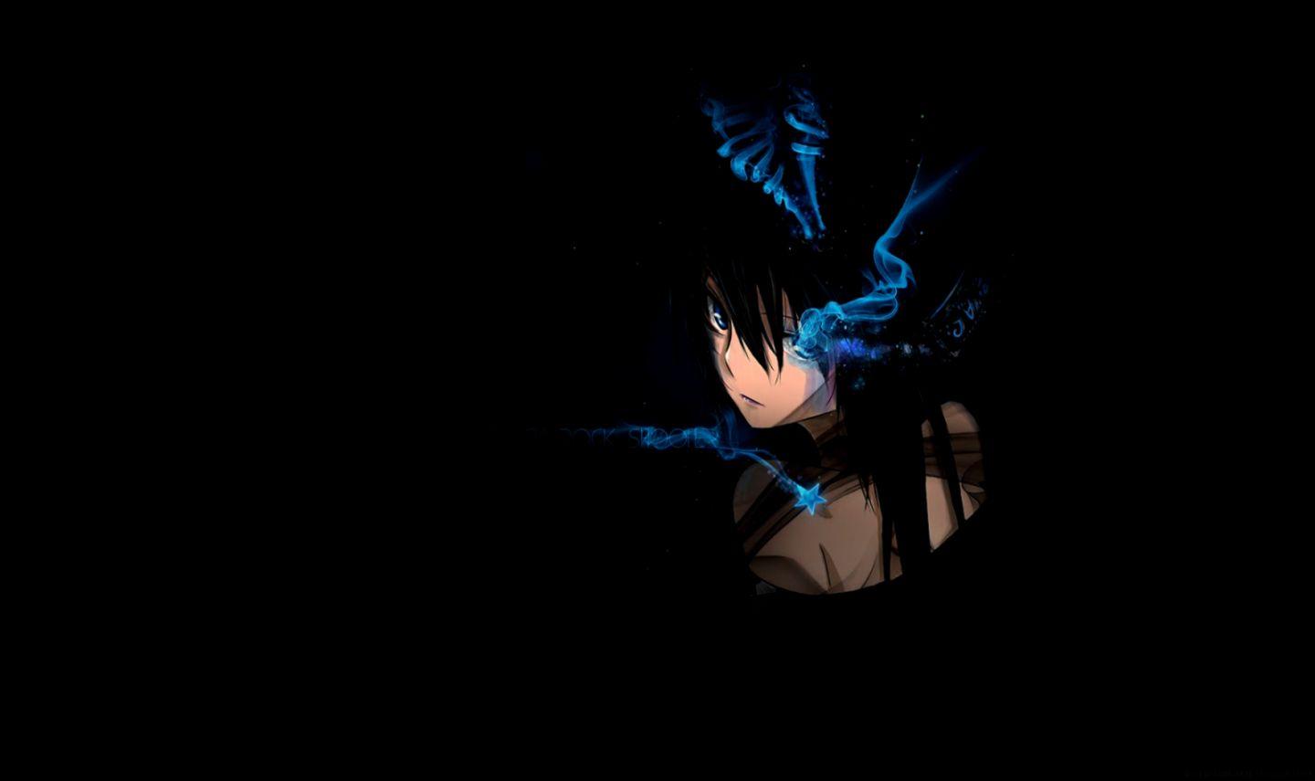 Anime Dark Girl Background Wallpaper HD