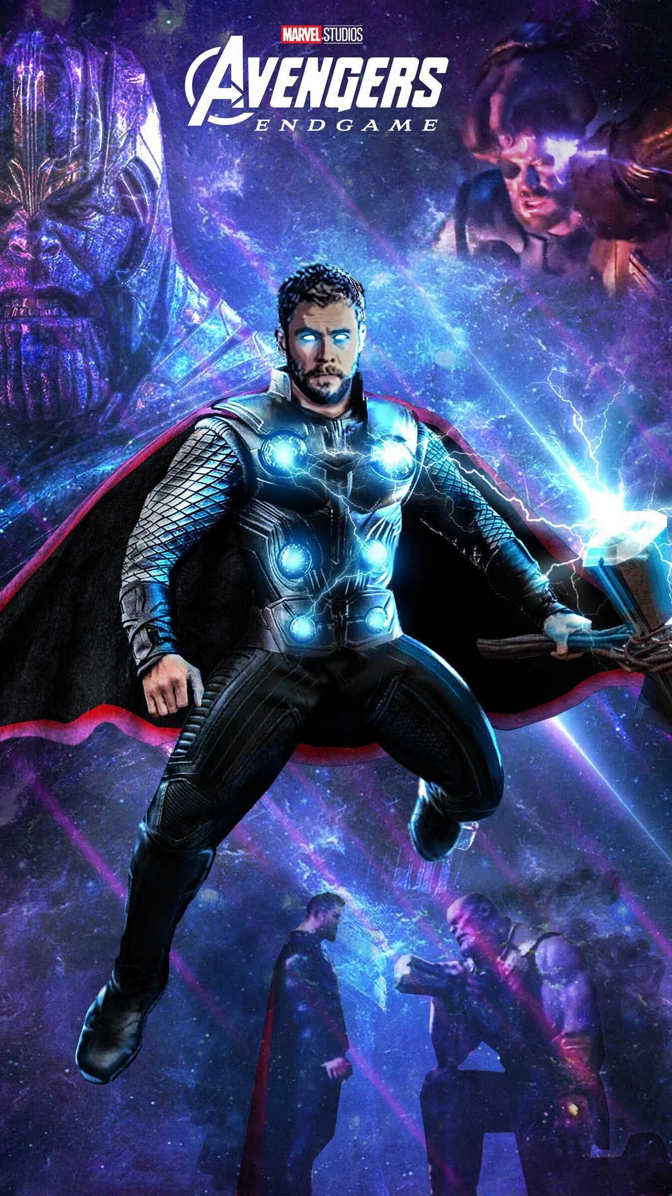 Download Free Thor Avengers EndGame HD Mobile Wallpaper for iPhone
