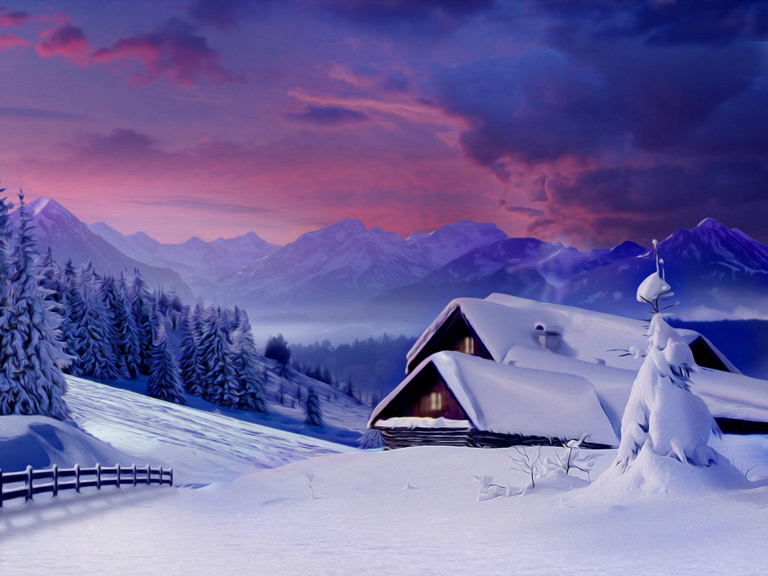 Snow Wallpaper. Desktop Wallpaper. Пейзажи, Зимние сцены, Зимняя страна чудес