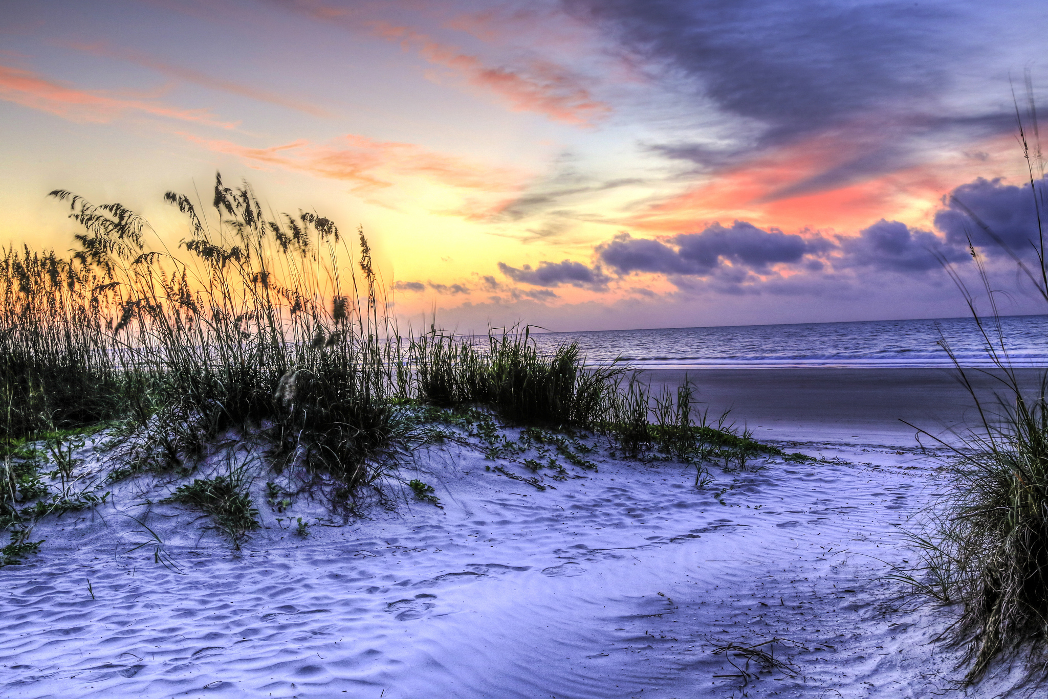 Hilton Head, South Carolina Beach HD Wallpaper. Background