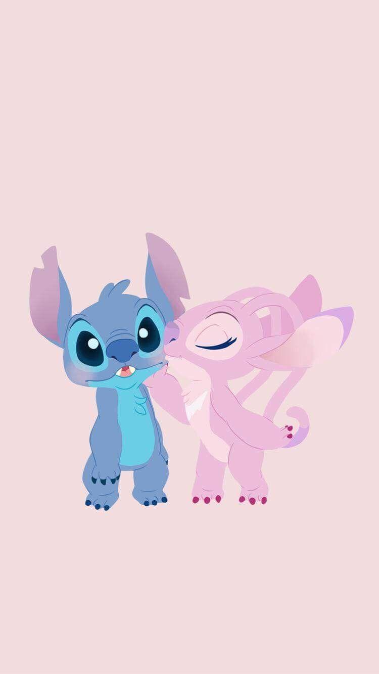 Download Adorable Stitch And Angel Wallpaper  Wallpaperscom
