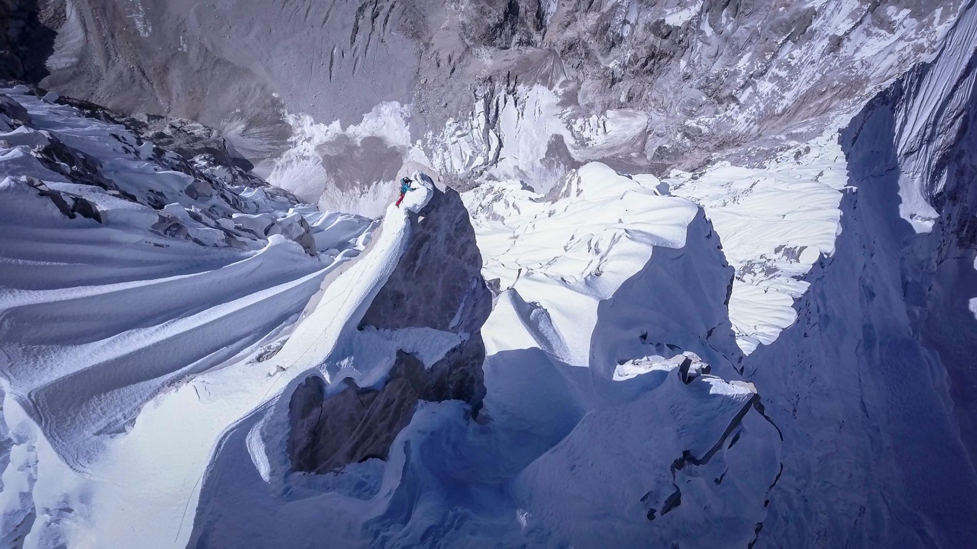 Climber David Lama Summits Lunag Ri, Nepal's Tallest
