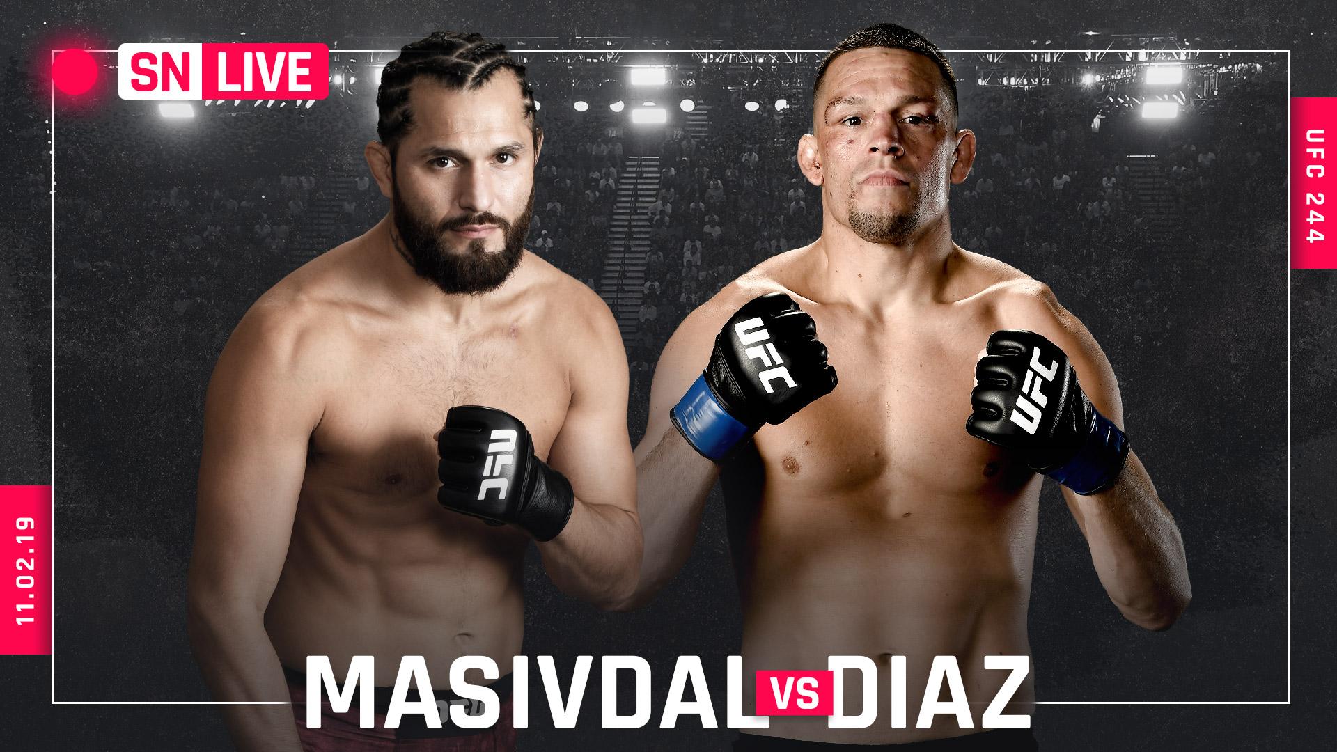 Нейт Диаз Масвидаль UFC 244