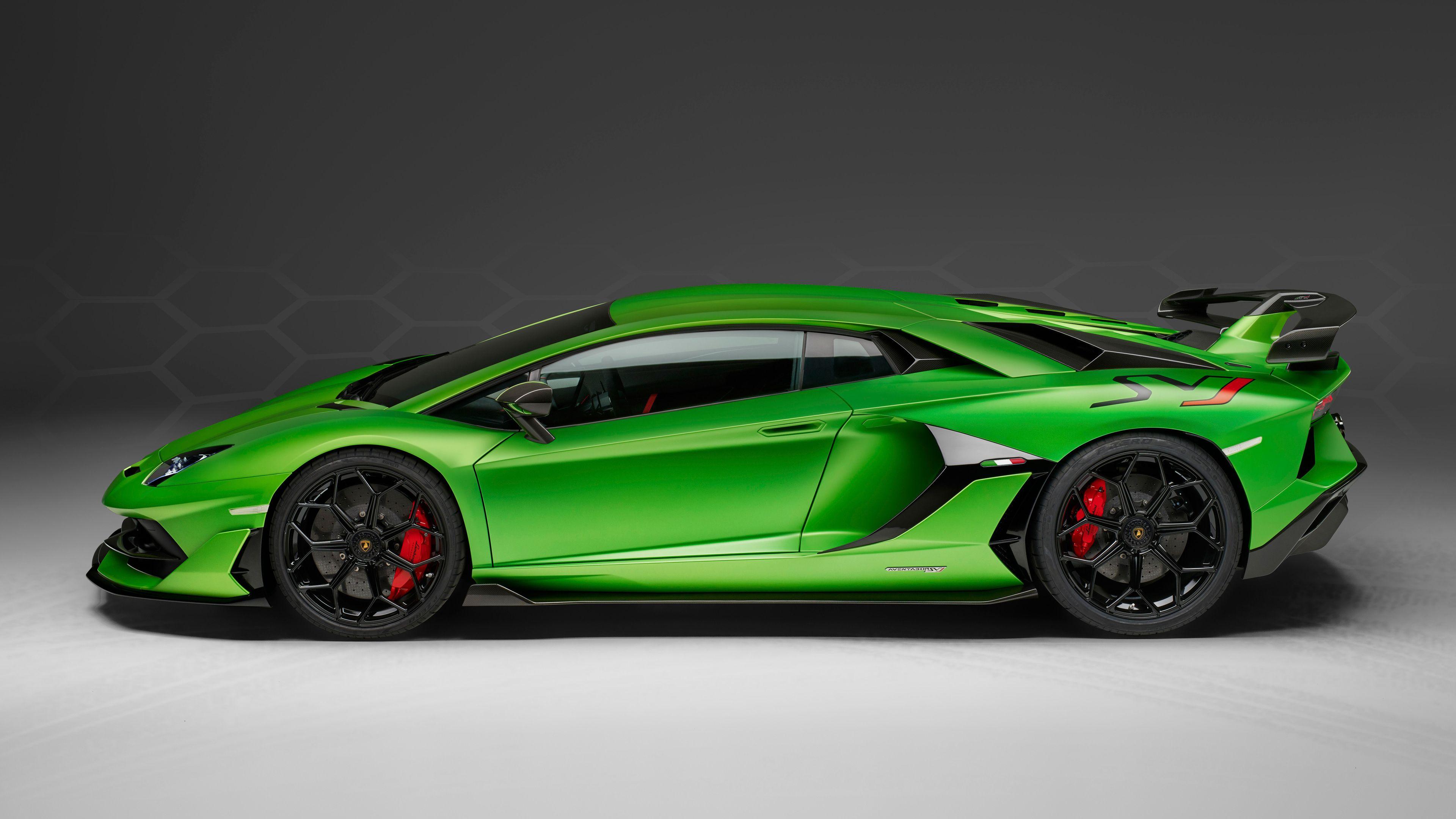Lamborghini Aventador SVJ Side View lamborghini