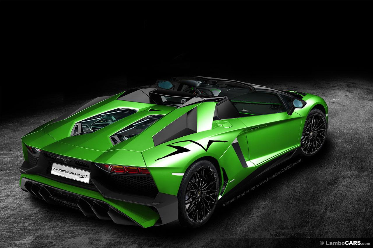 Green Lamborghini Aventador Super Veloce Supercar Wallpapers