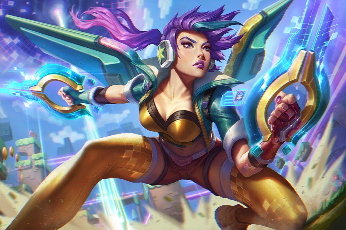 Arcade skins: Kai'Sa, Caitlyn, Battle Boss Qiyana