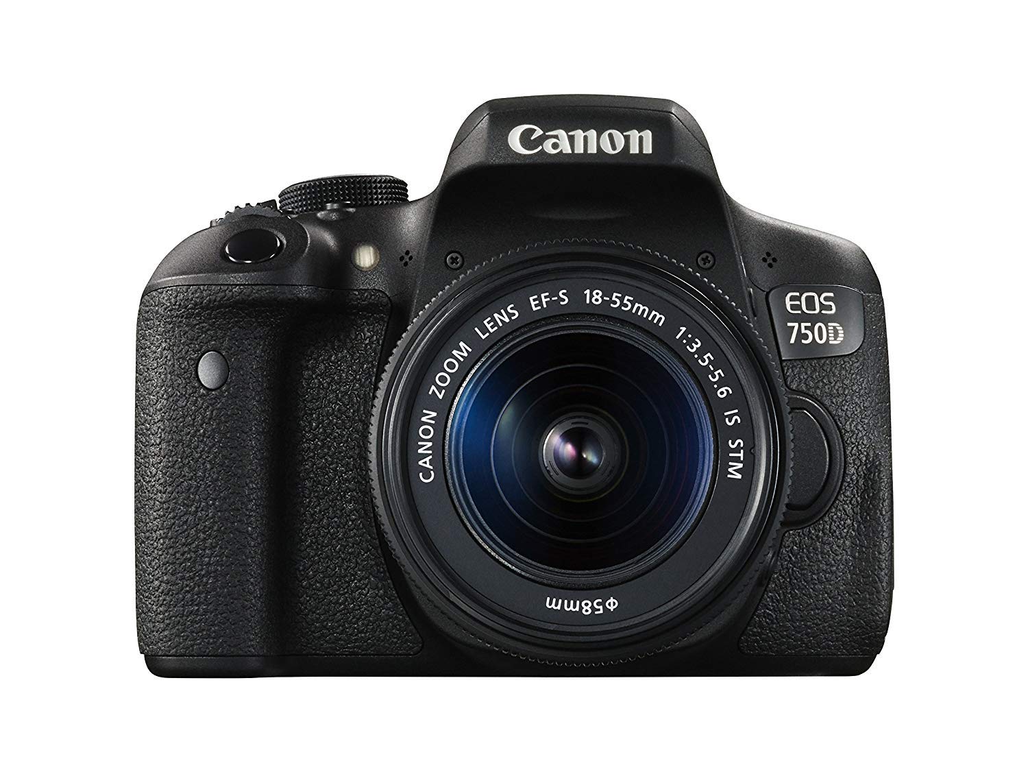 Canon EOS 750D 24.2MP Digital SLR Camera (Black) + 18 55 Is STM Lens + Memory Card + Carry Bag