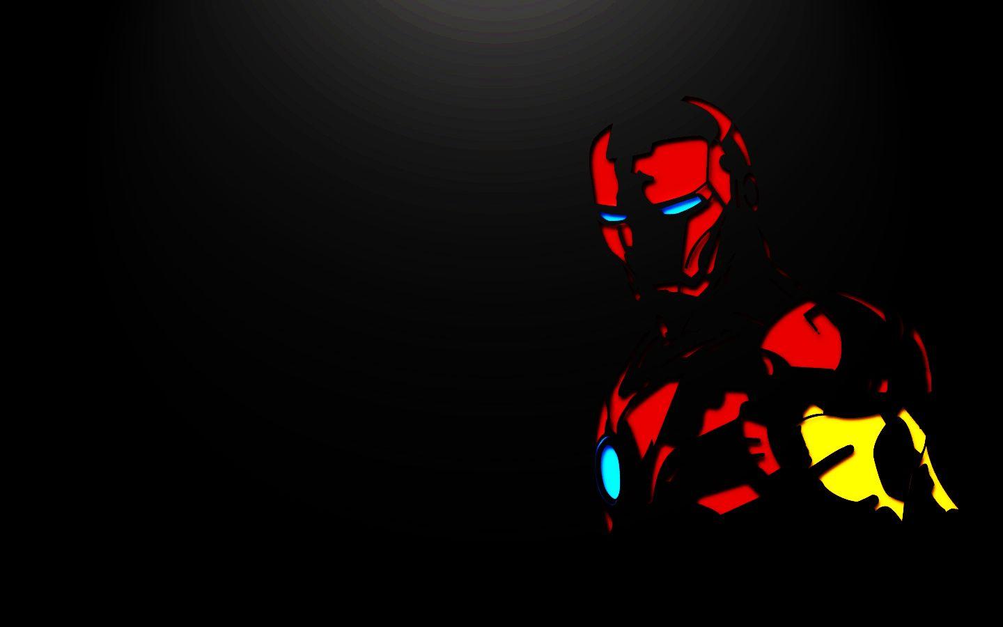 Semi Minimalist Iron Man [1440x900] Wallpaper Iron