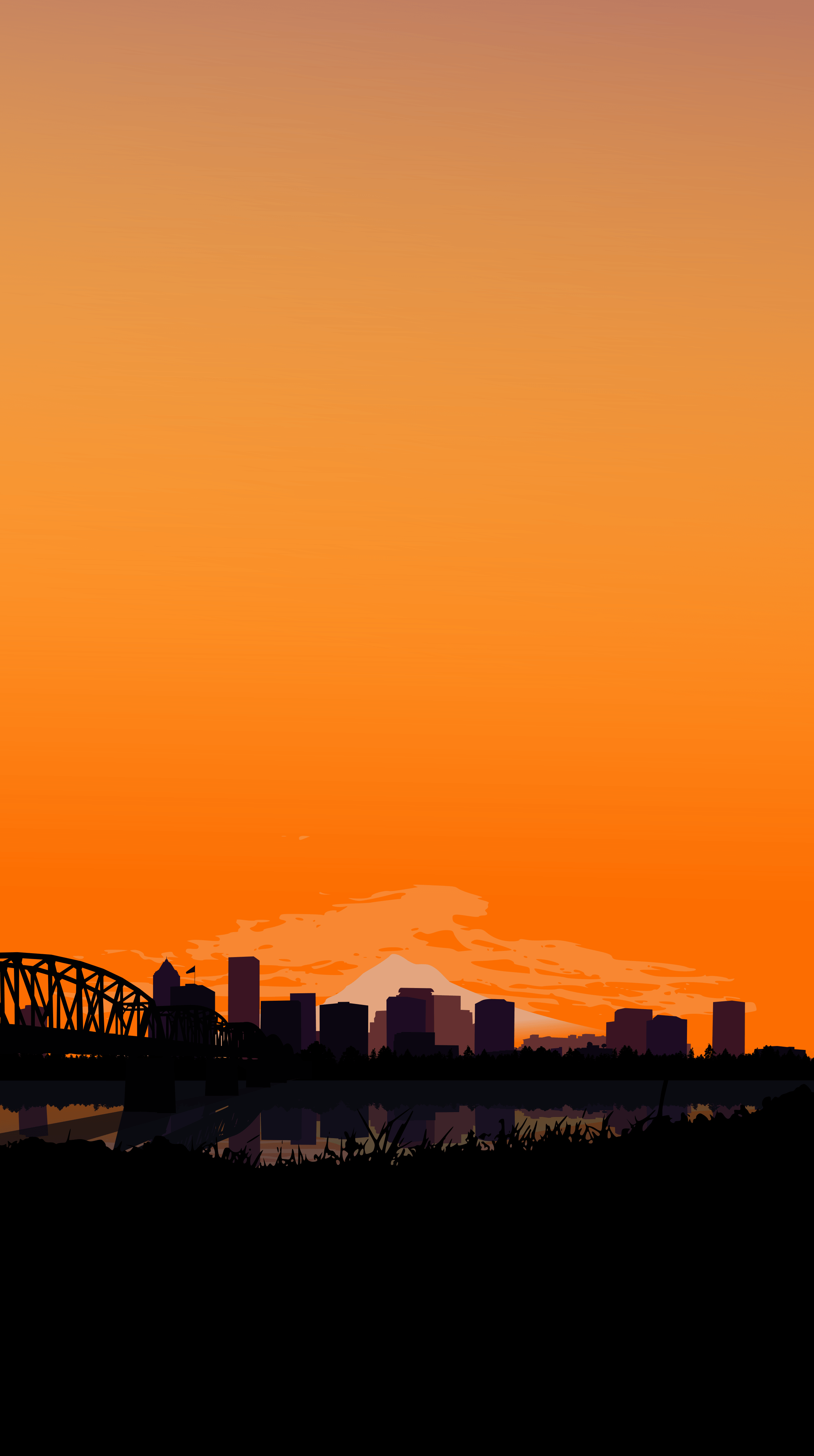 I created a mobile wallpaper for your city!