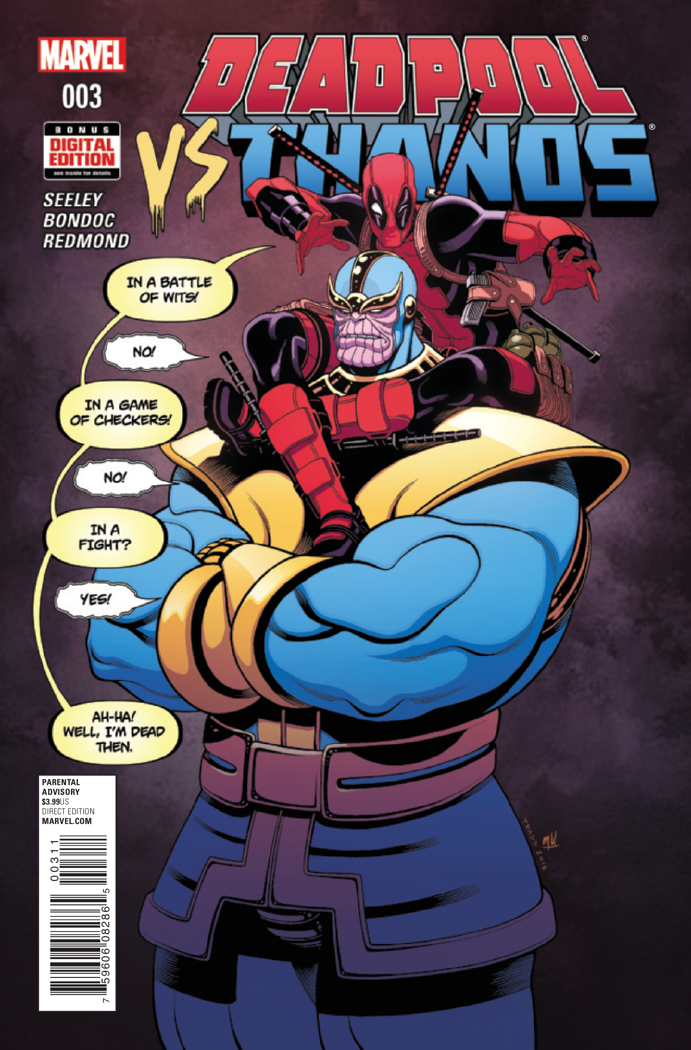 Thanos Vs Deadpool Funny