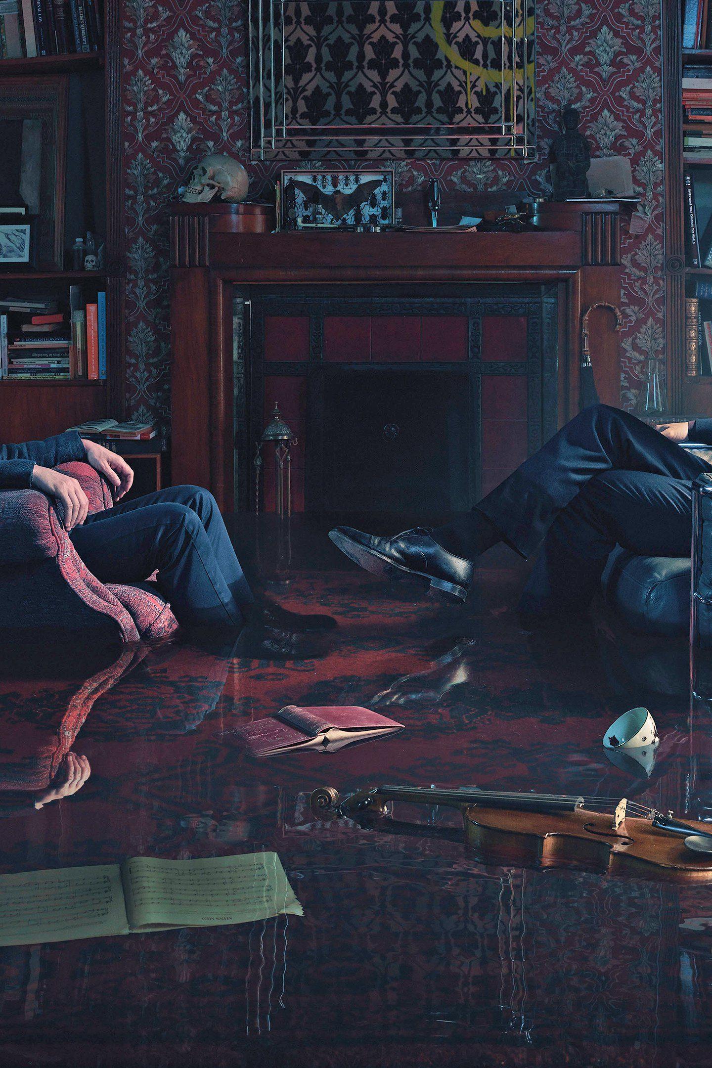 Benedict Cumberbatch and Martin Freeman Sherlock Holmes Room
