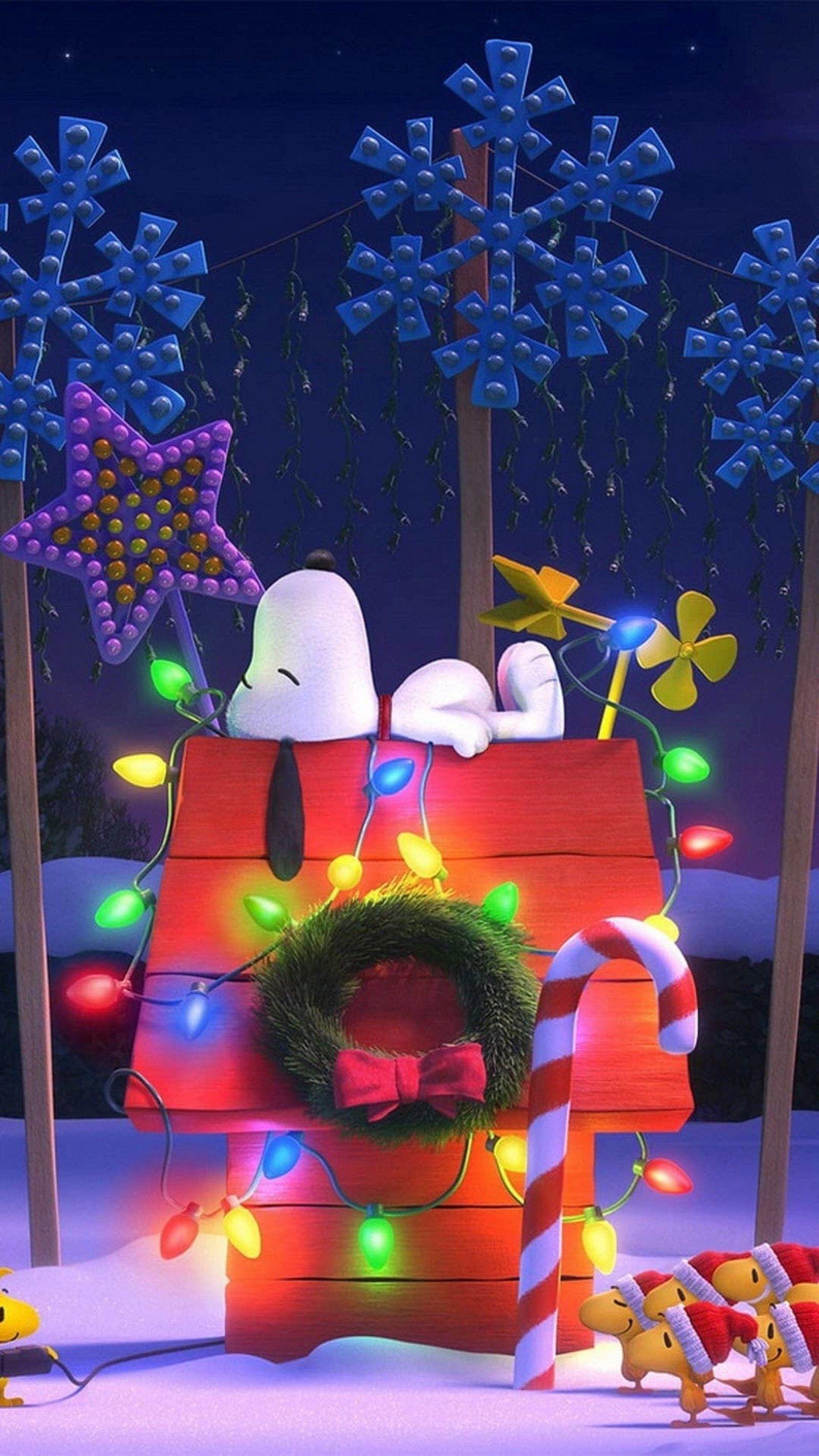 Snoopy Christmas Iphone Wallpaper