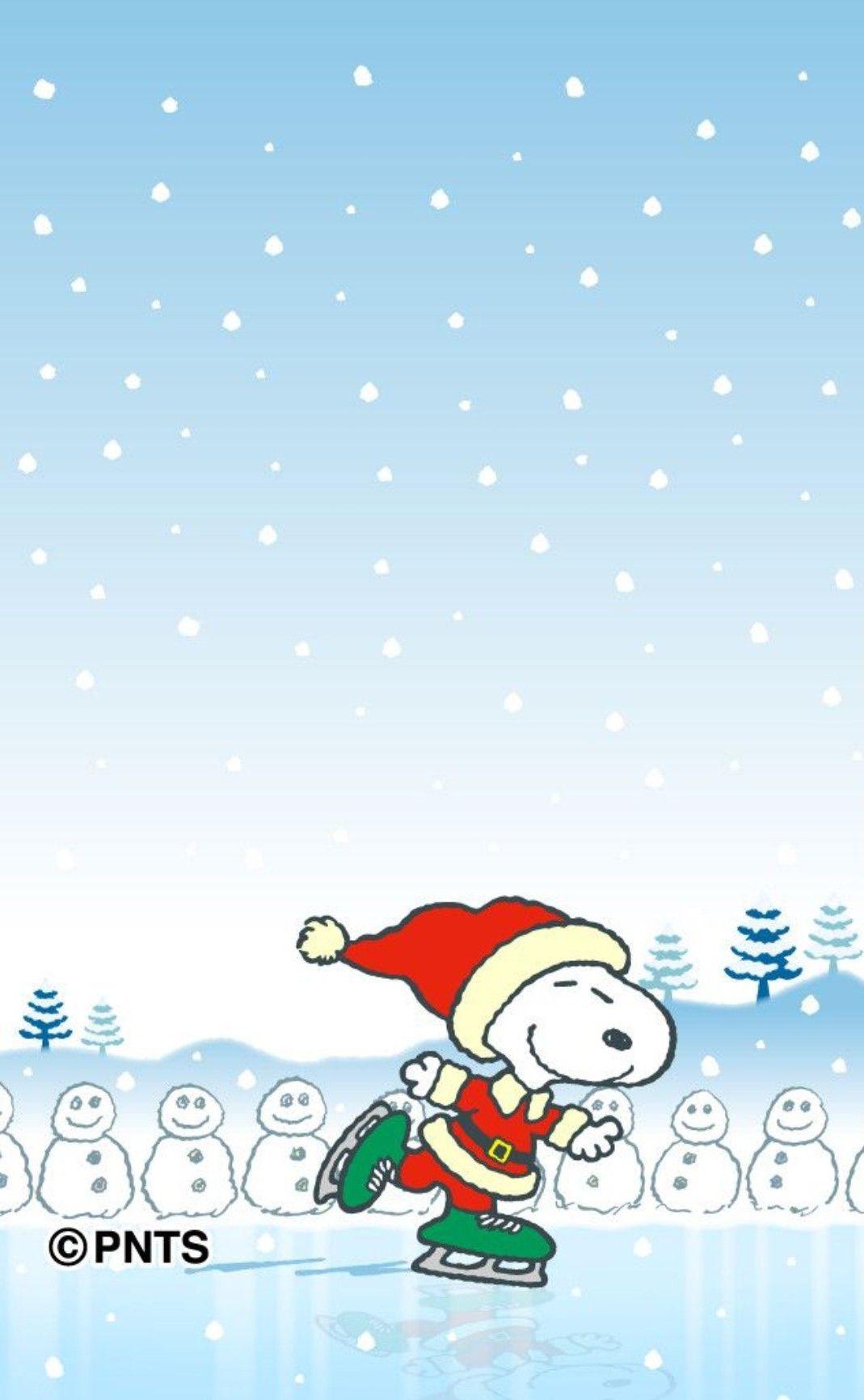 Snoopy Christmas iPhone Wallpaper Free Snoopy
