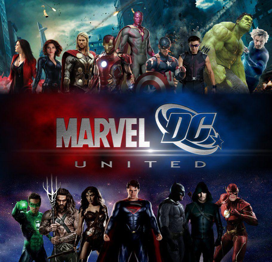 Justice League and Avengers United wallpaper