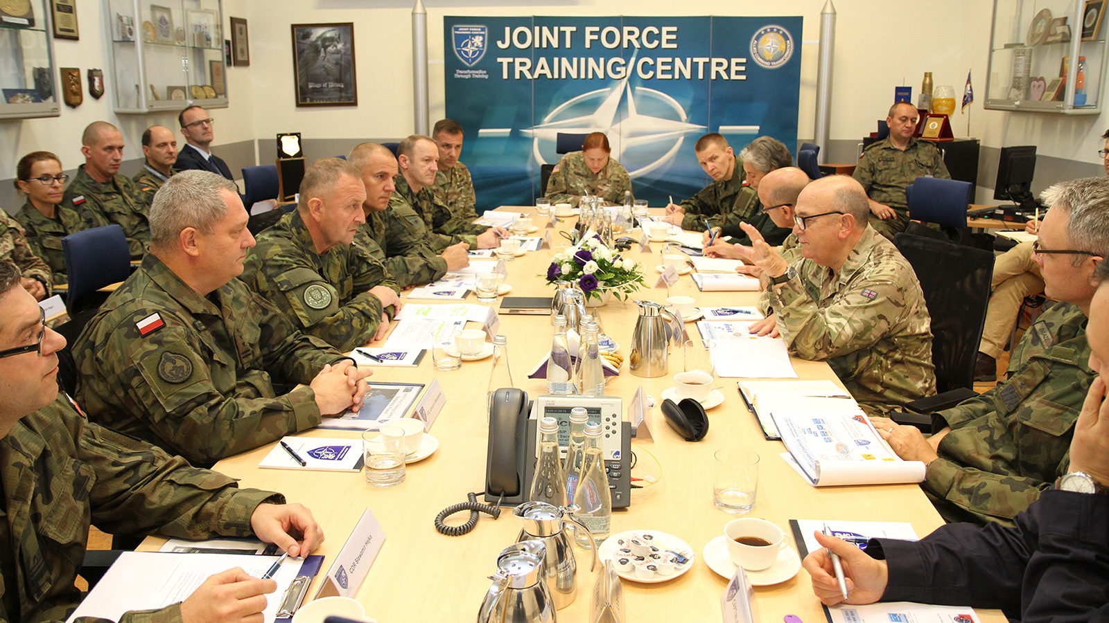 JFTC Chairman of the Military Committee visits JFTC