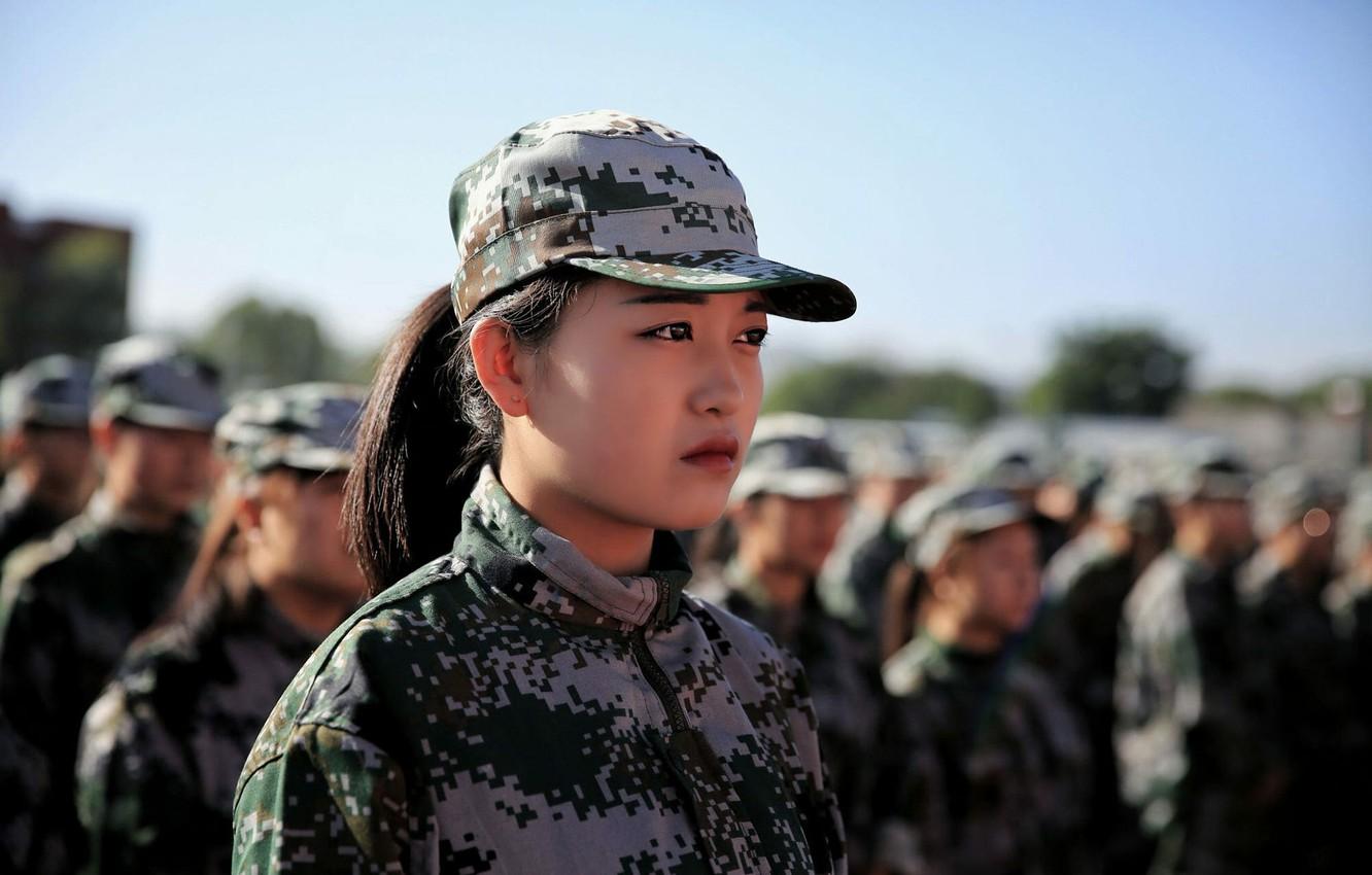 Wallpaper form, Asian, Military training season image
