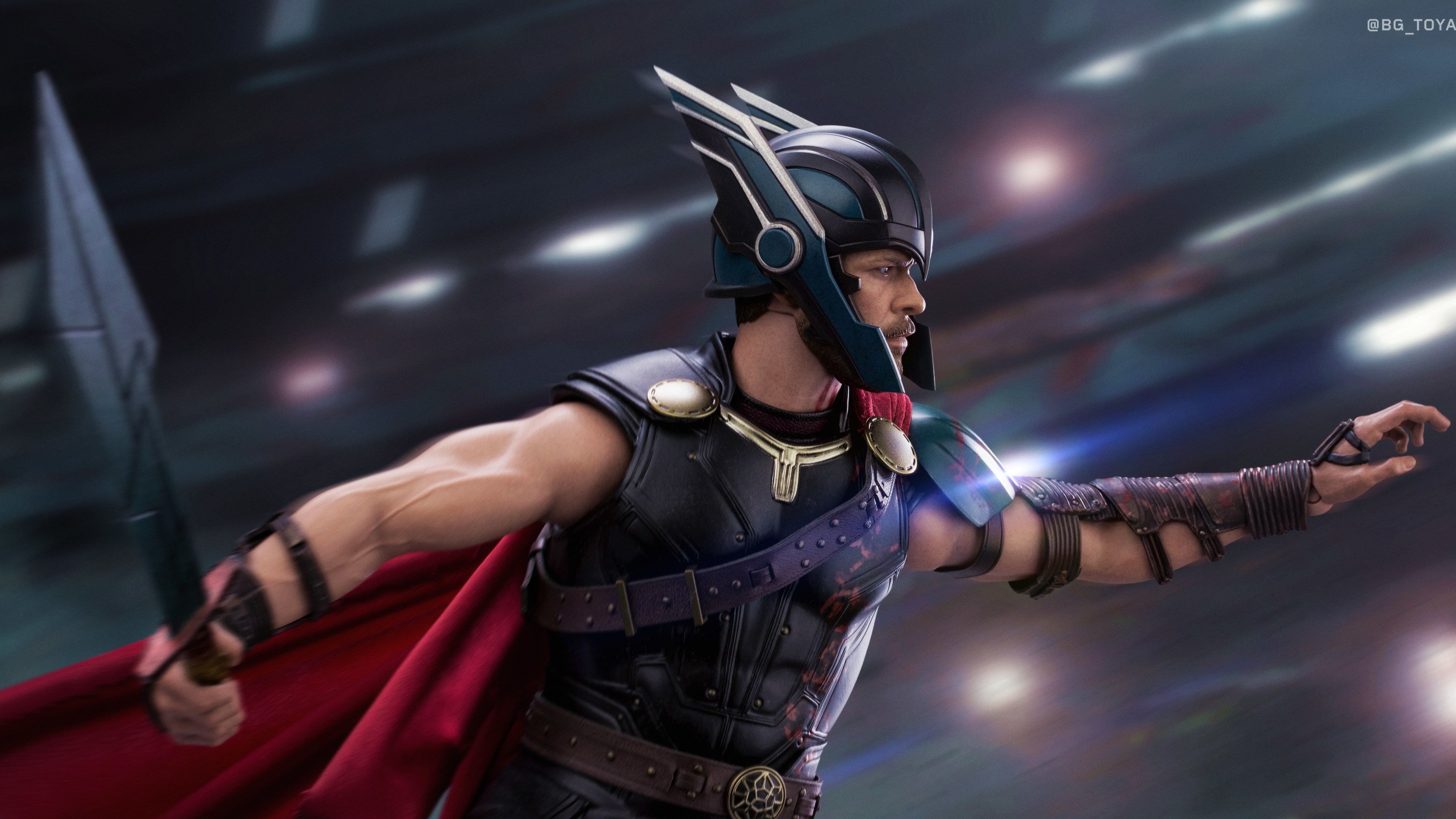3840x2160 thor ragnarok computer background. thor