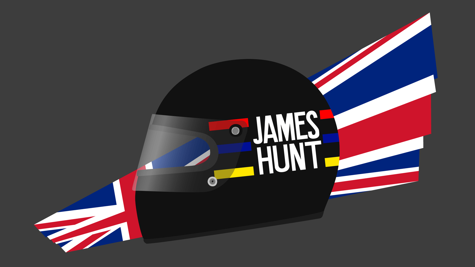 Design: James Hunt's 1976 helmet (+extra)