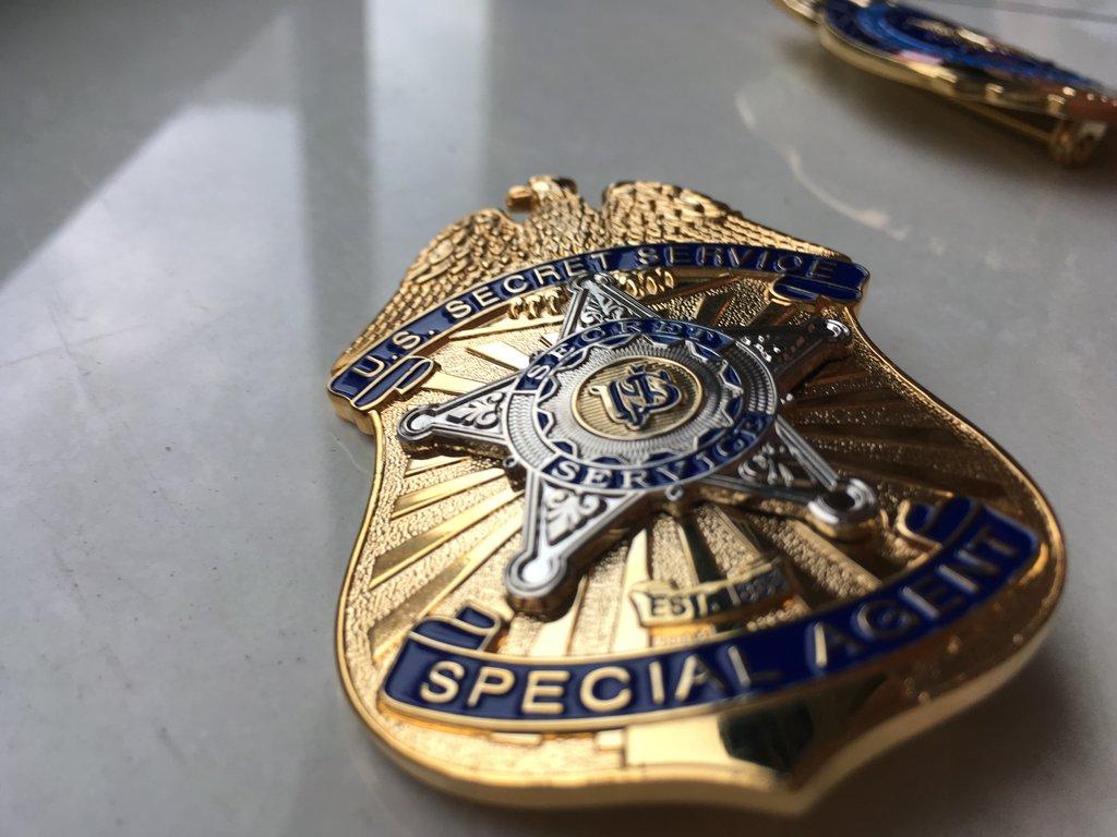 Replica police cop metal badge high quality US secret service special agent EST 1865 Replica metal badge