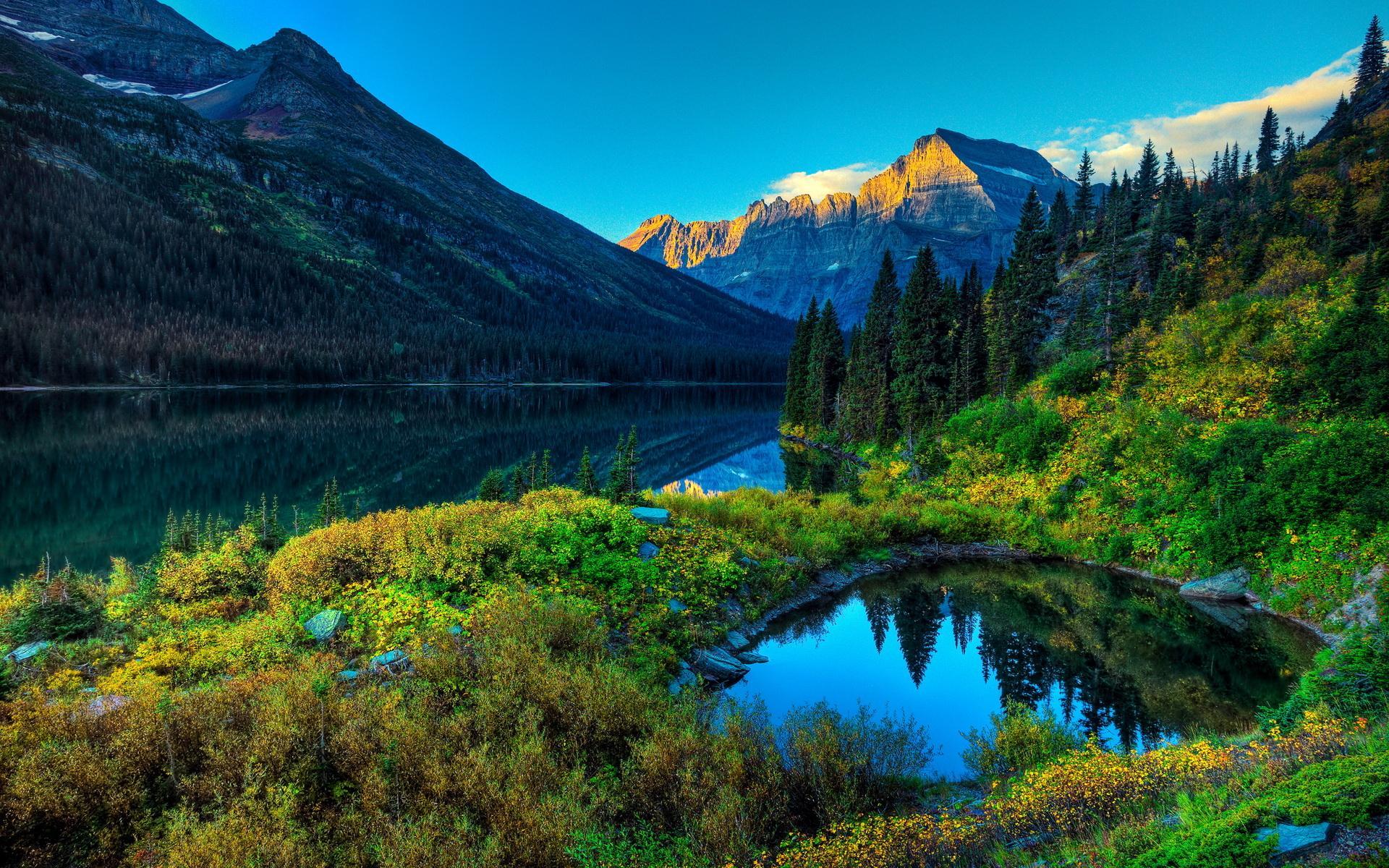 River in the mountains wallpaper. Wallpaper Wide HD